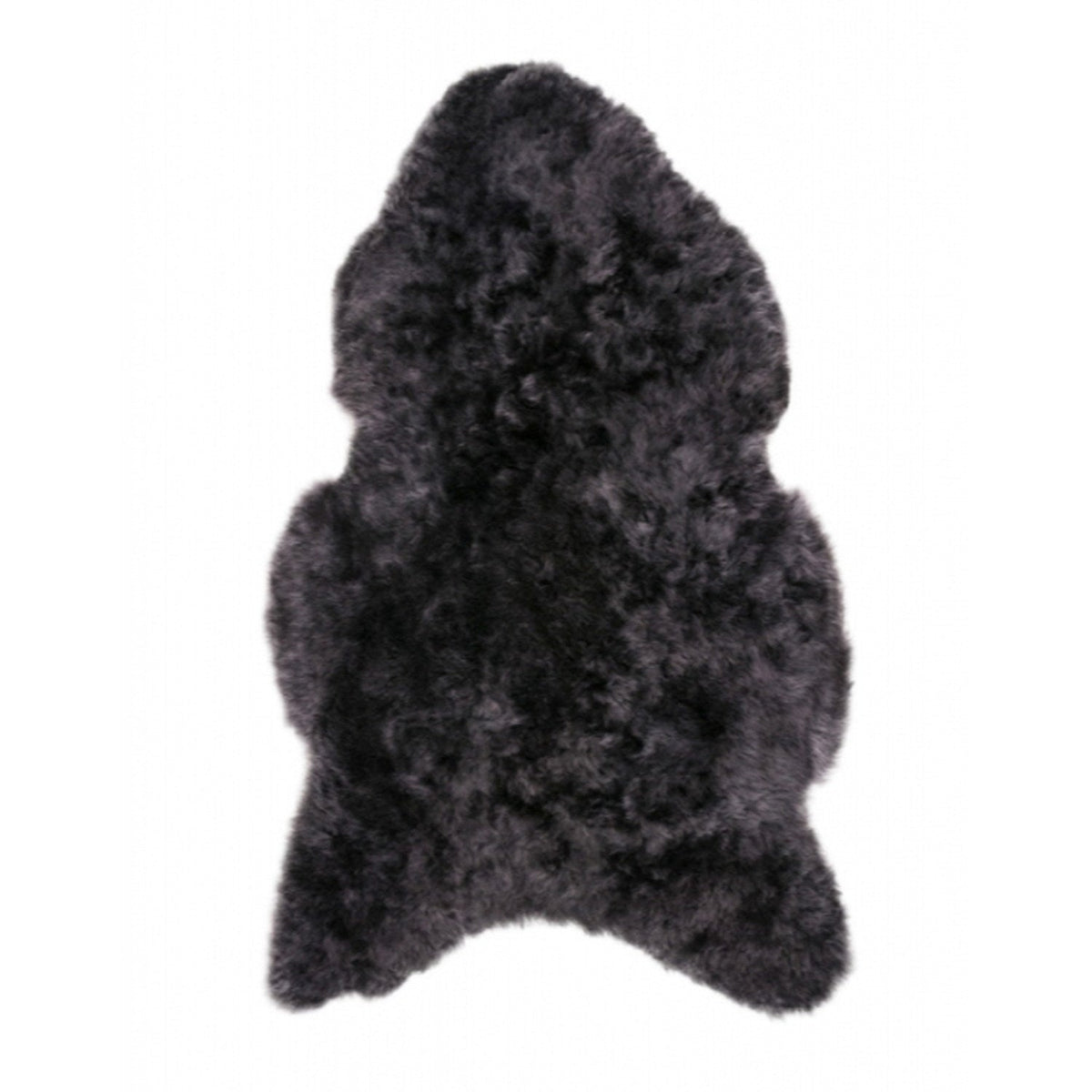 Icelandic Shearling Rug Graphite #_shape=Rectangle