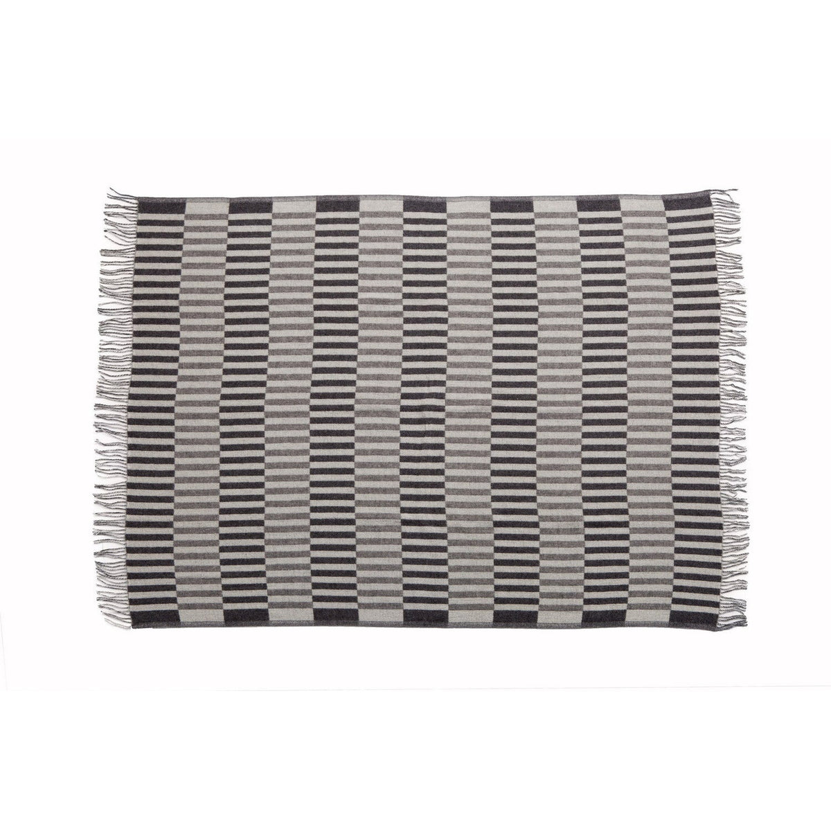 Riley Woven Throw Gray 2