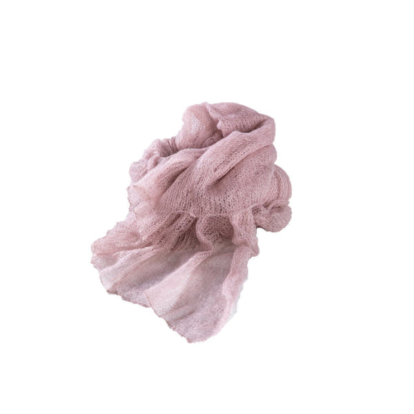 Woven Kid Mohair Throw Rose #_shape=Rectangle