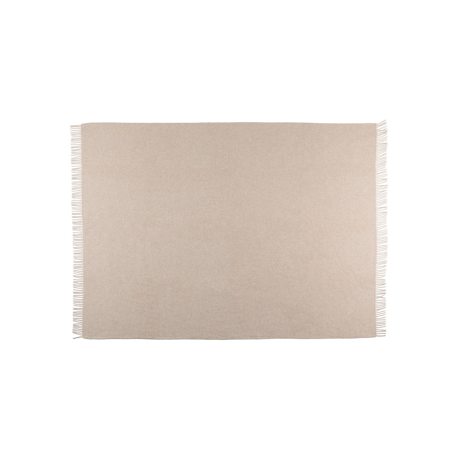 Recycled Wool And Alpaca Sandoy Throw Camel 2