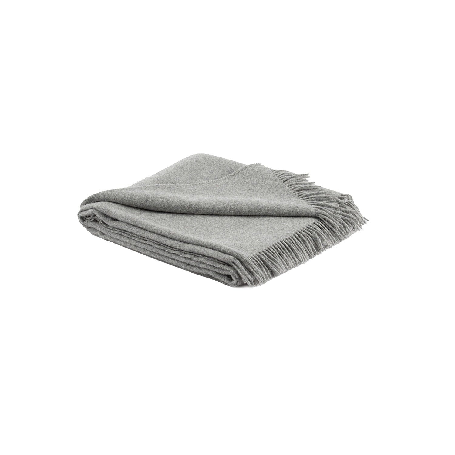 Recycled Wool And Alpaca Sandoy Throw Light Grey #_shape=Rectangle