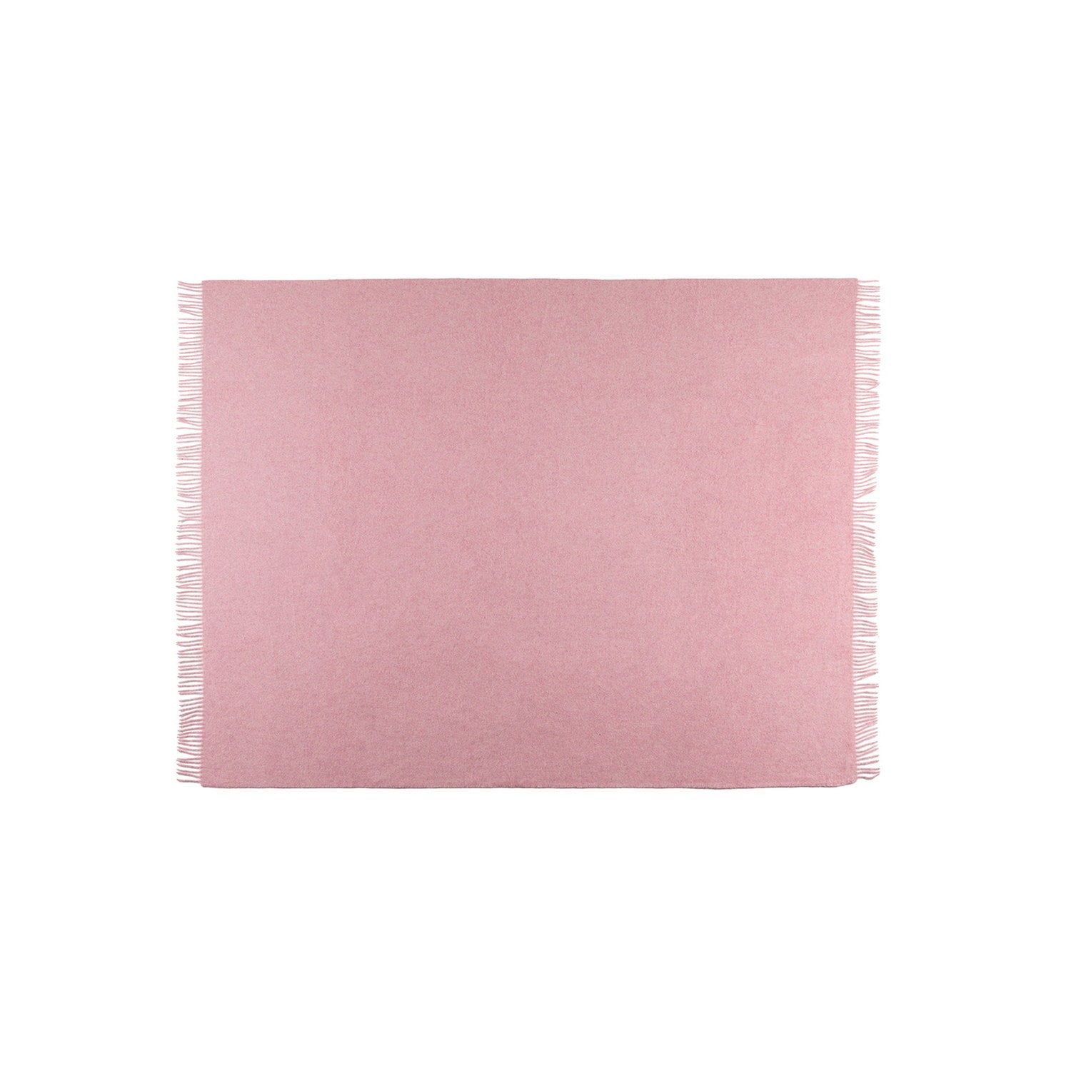 Recycled Wool And Alpaca Sandoy Throw Rose 2