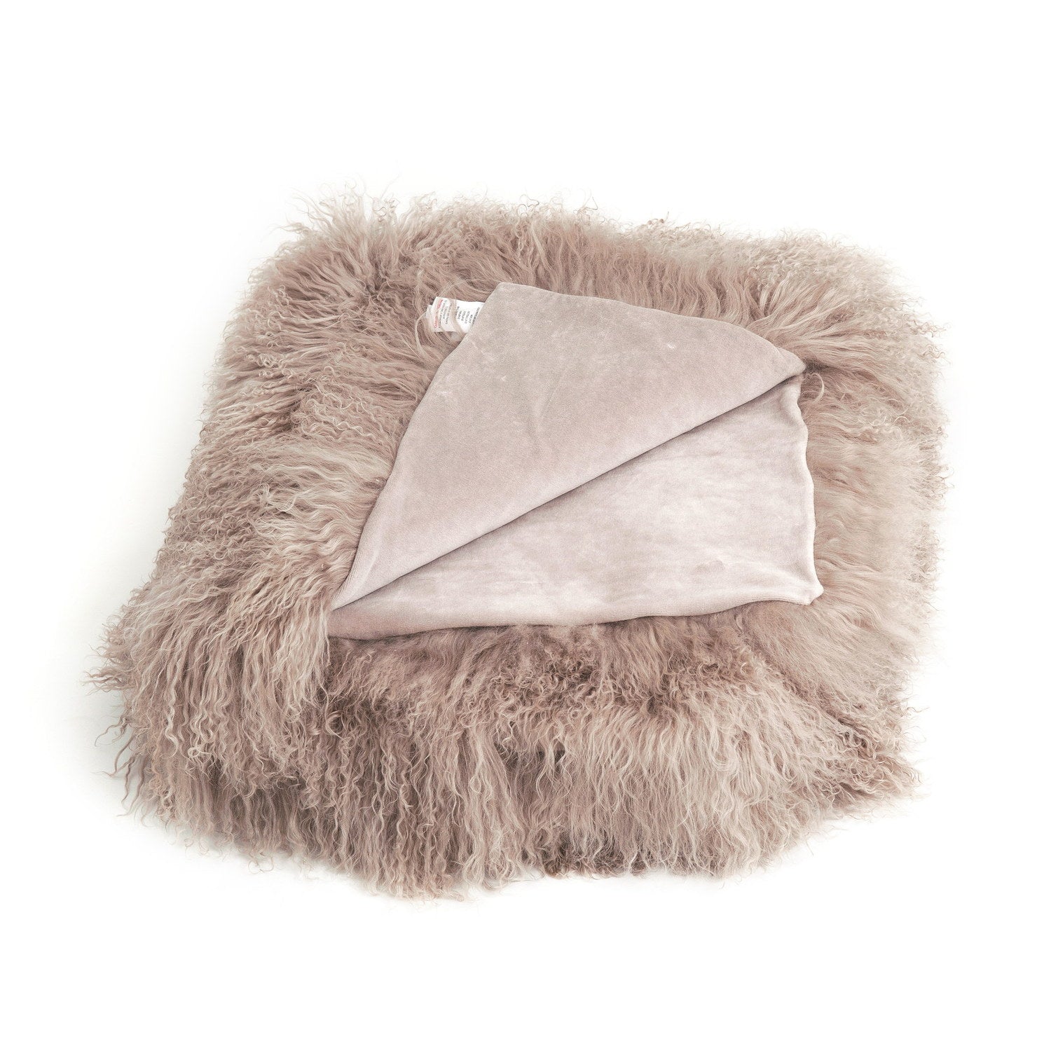 Throw LW Tibetan Tibetan Lambskin Birch #_shape=Rectangle