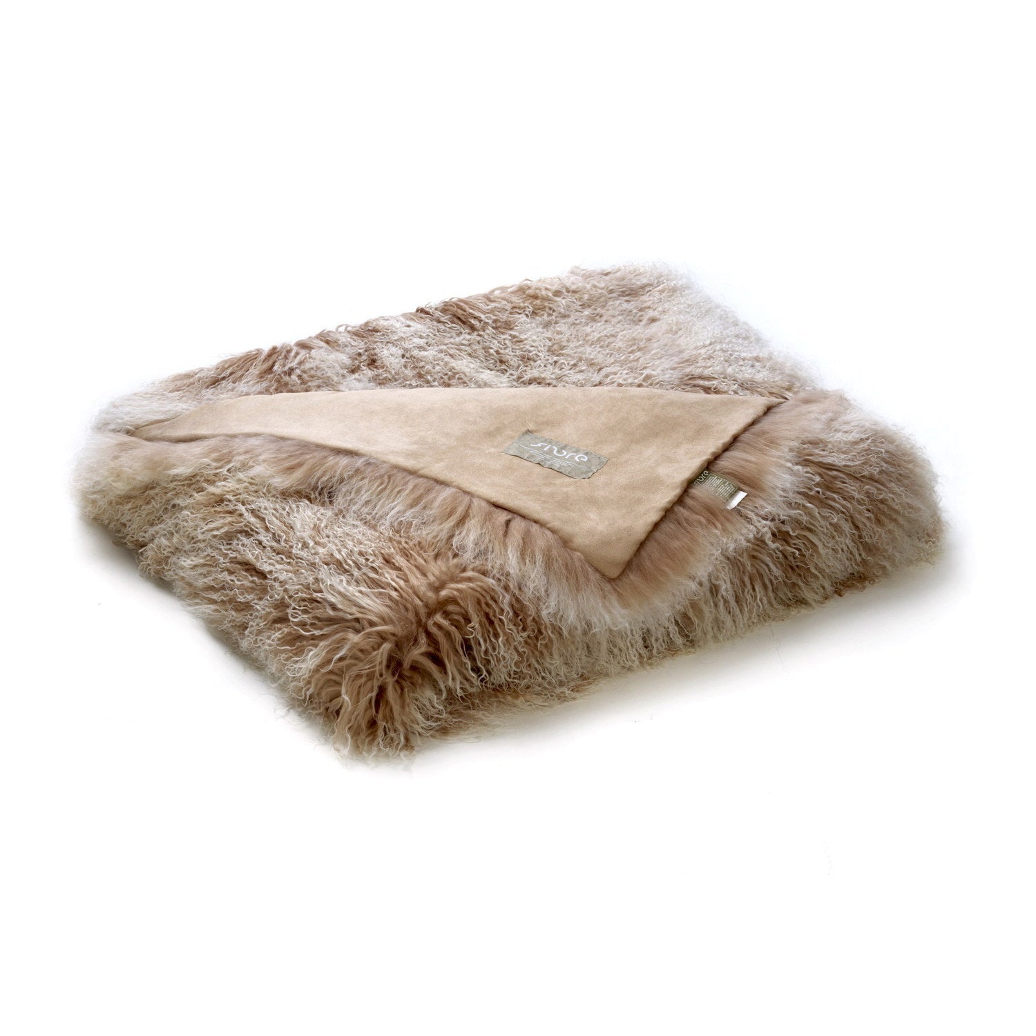 Throw LW Tibetan Tibetan Lambskin Shell #_shape=Rectangle