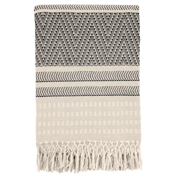 Cotton Arapahoe Throw 94x106" White #_shape=Rectangle