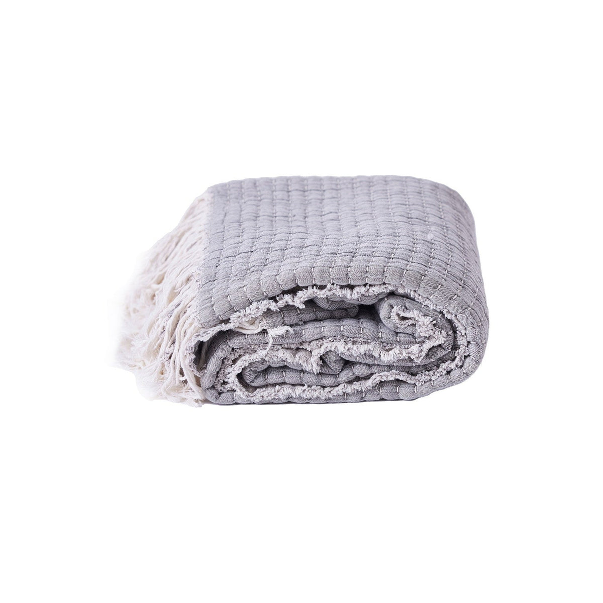 Briar Artisinal Handwoven Throw Medium Grey #_shape=Rectangle