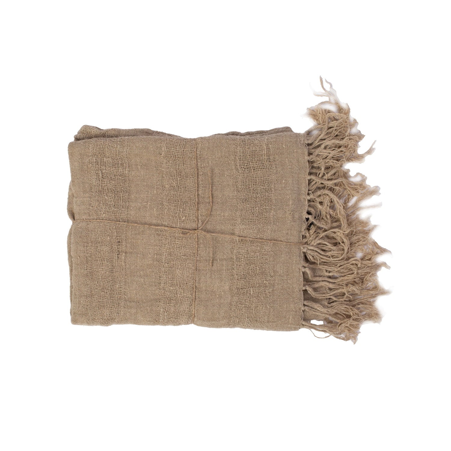 Rowan Artisinal Handwoven Throw Ecru #_shape=Rectangle