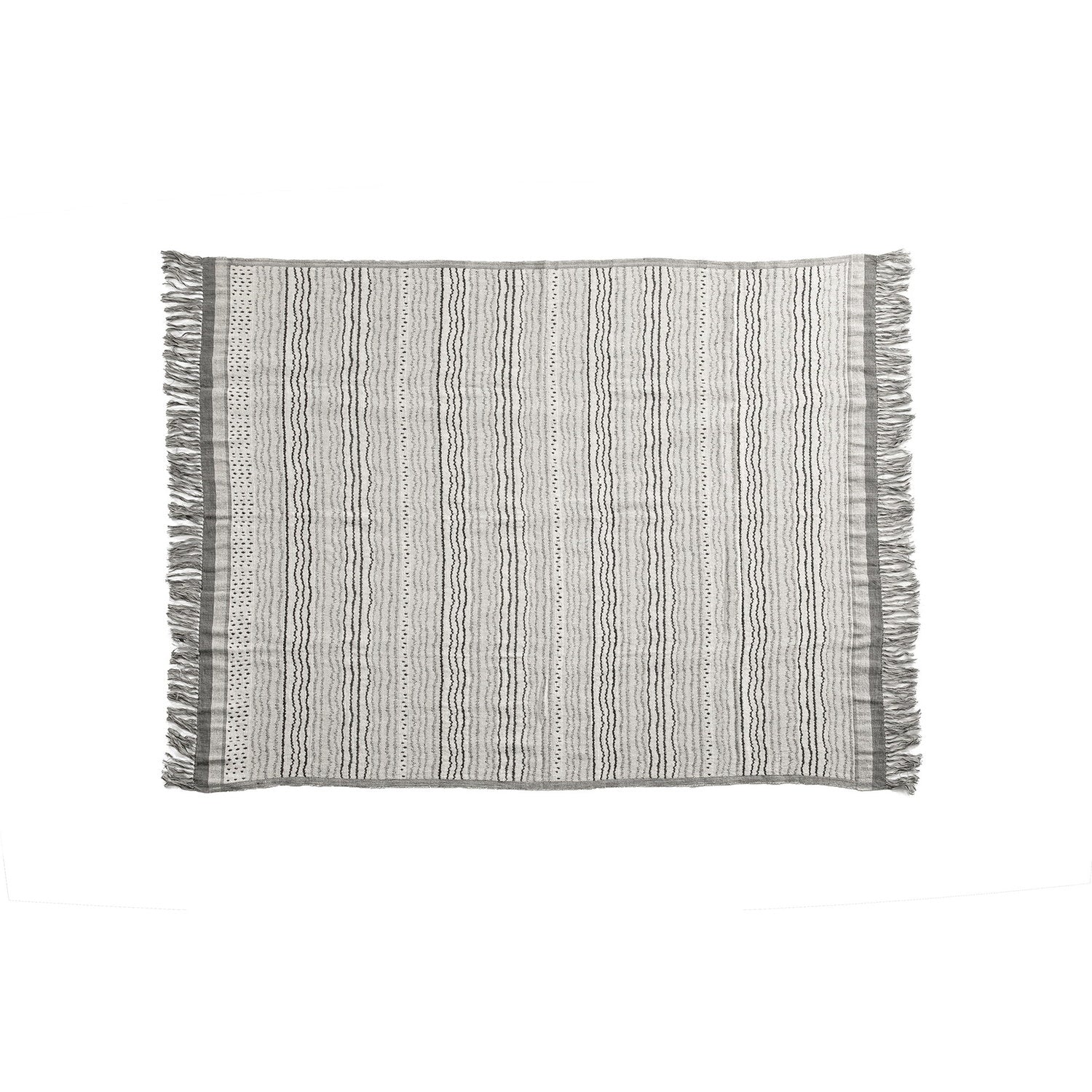 Sojourn Throw Wool/silk Black 2