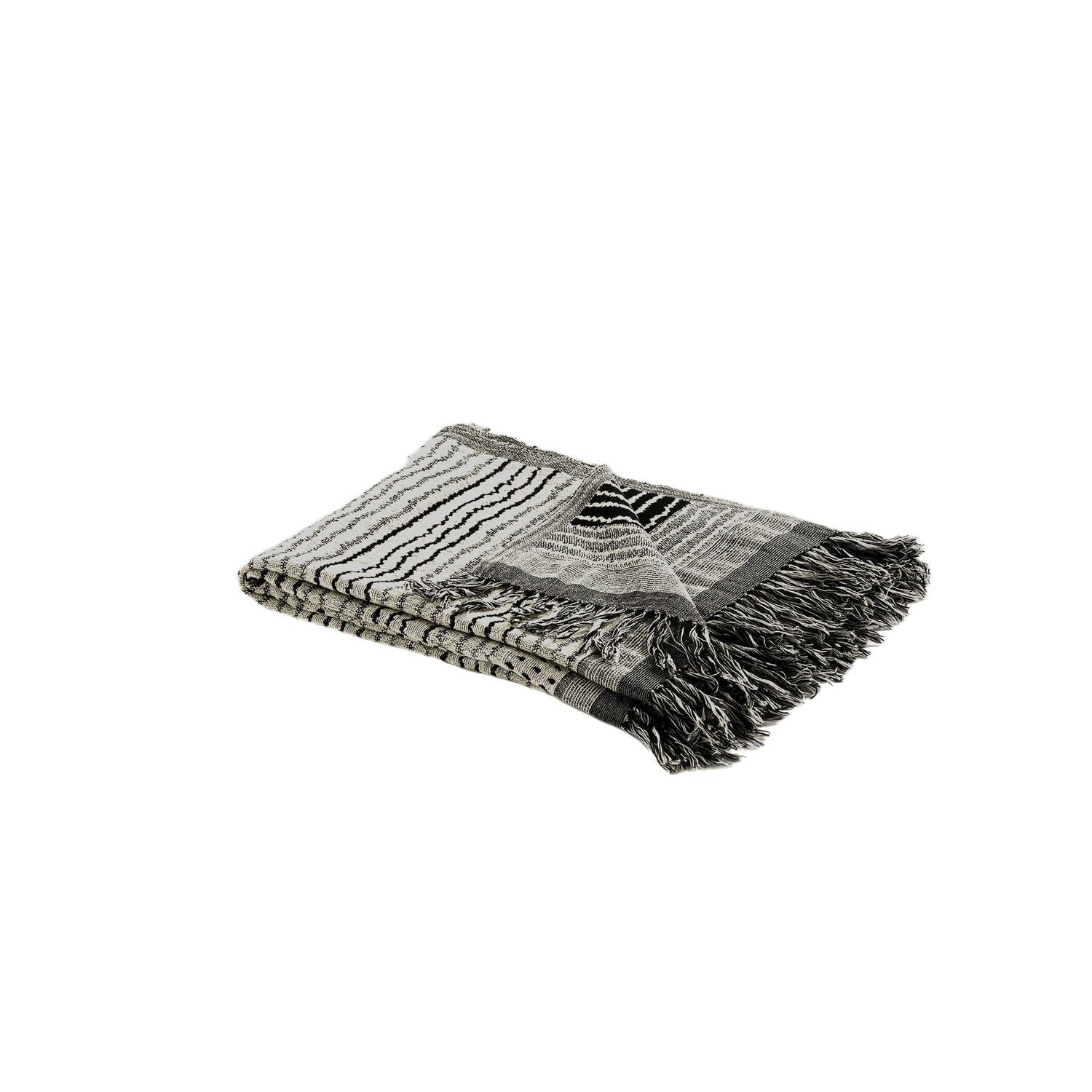 Sojourn Throw Wool/silk Black #_shape=Rectangle