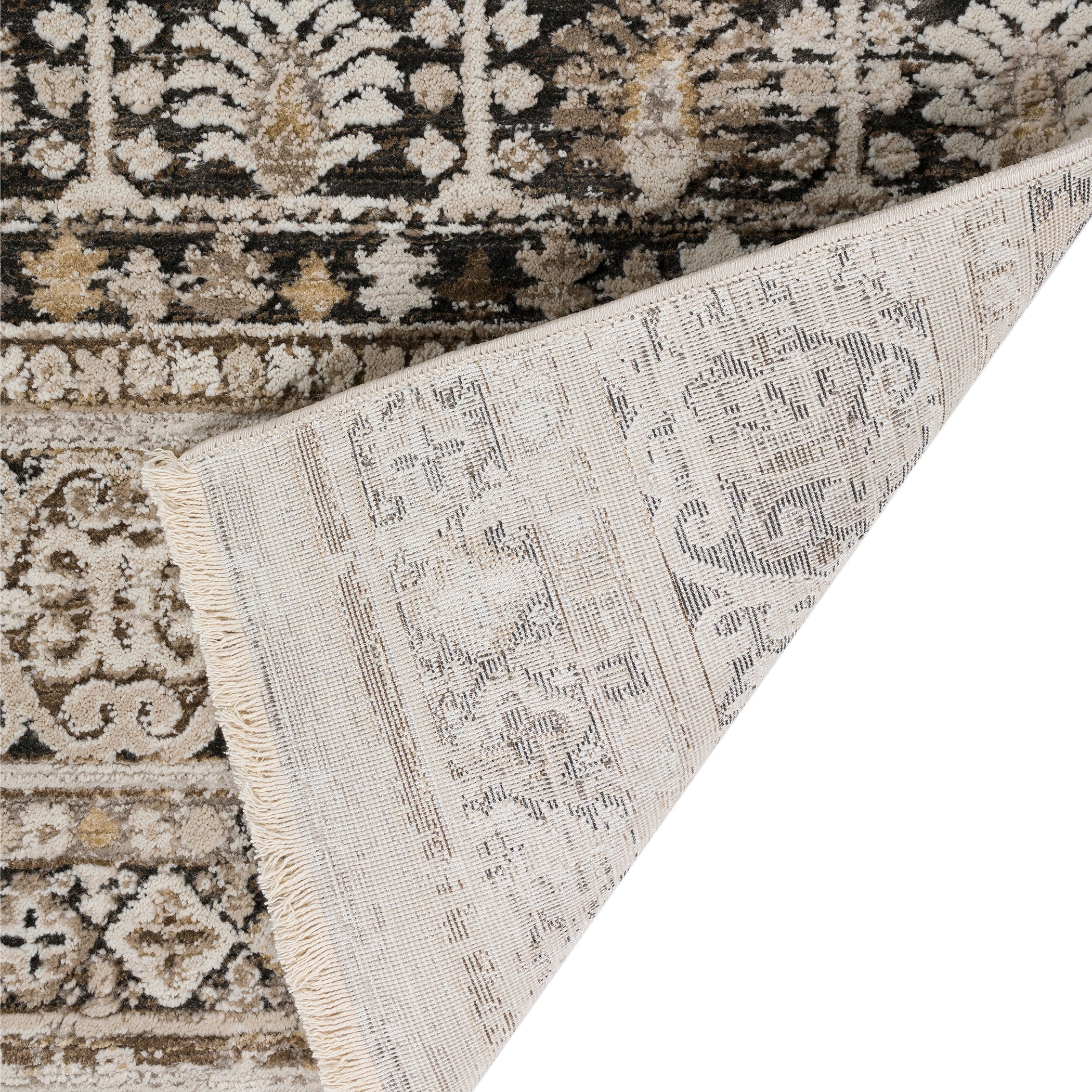 Traditional AY1 Taupe Brown Rug 3'3" x 5'3" #shape_Rectangle