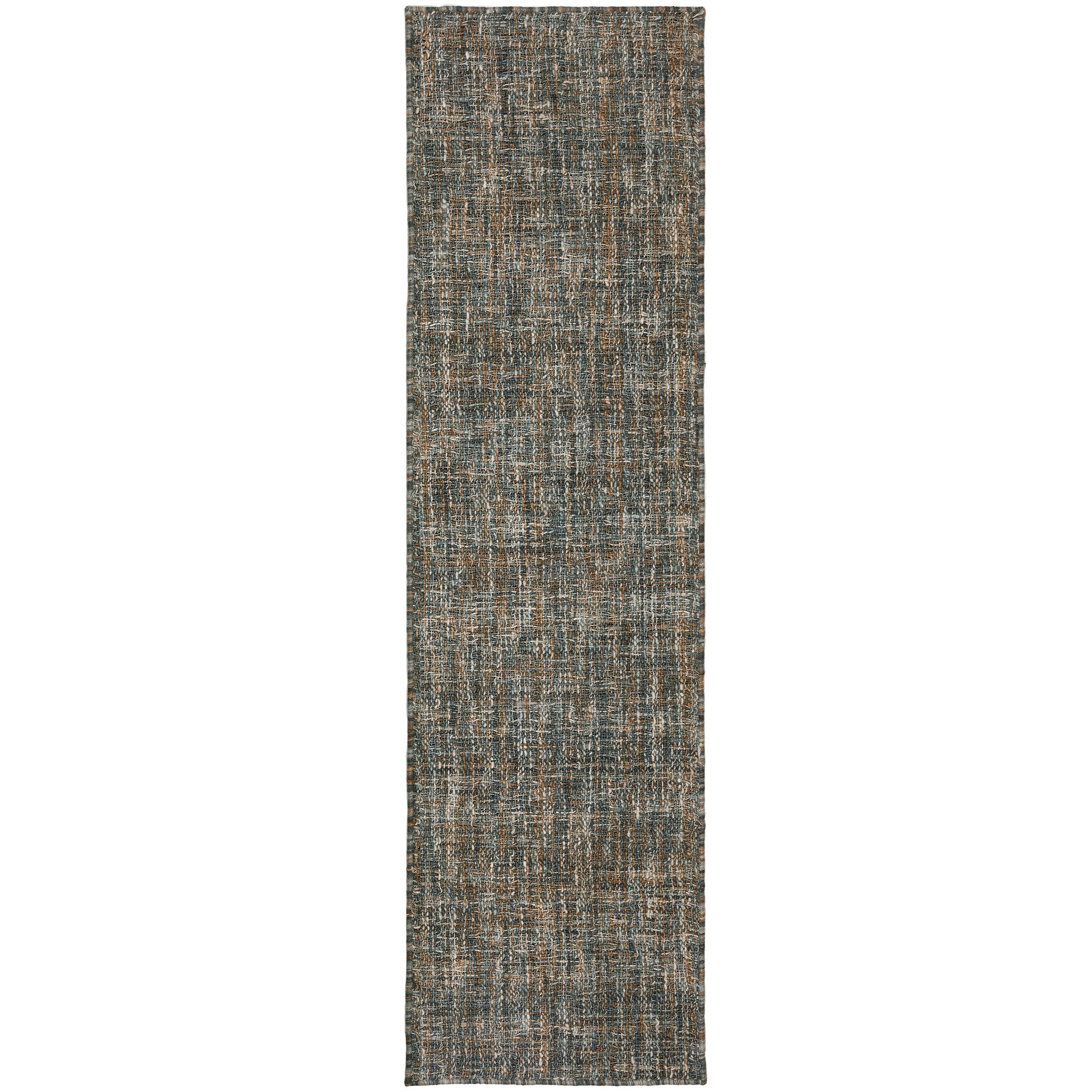 Casual AZ1 Gray Wool Rug 2'3" x 7'6" #shape_Runner