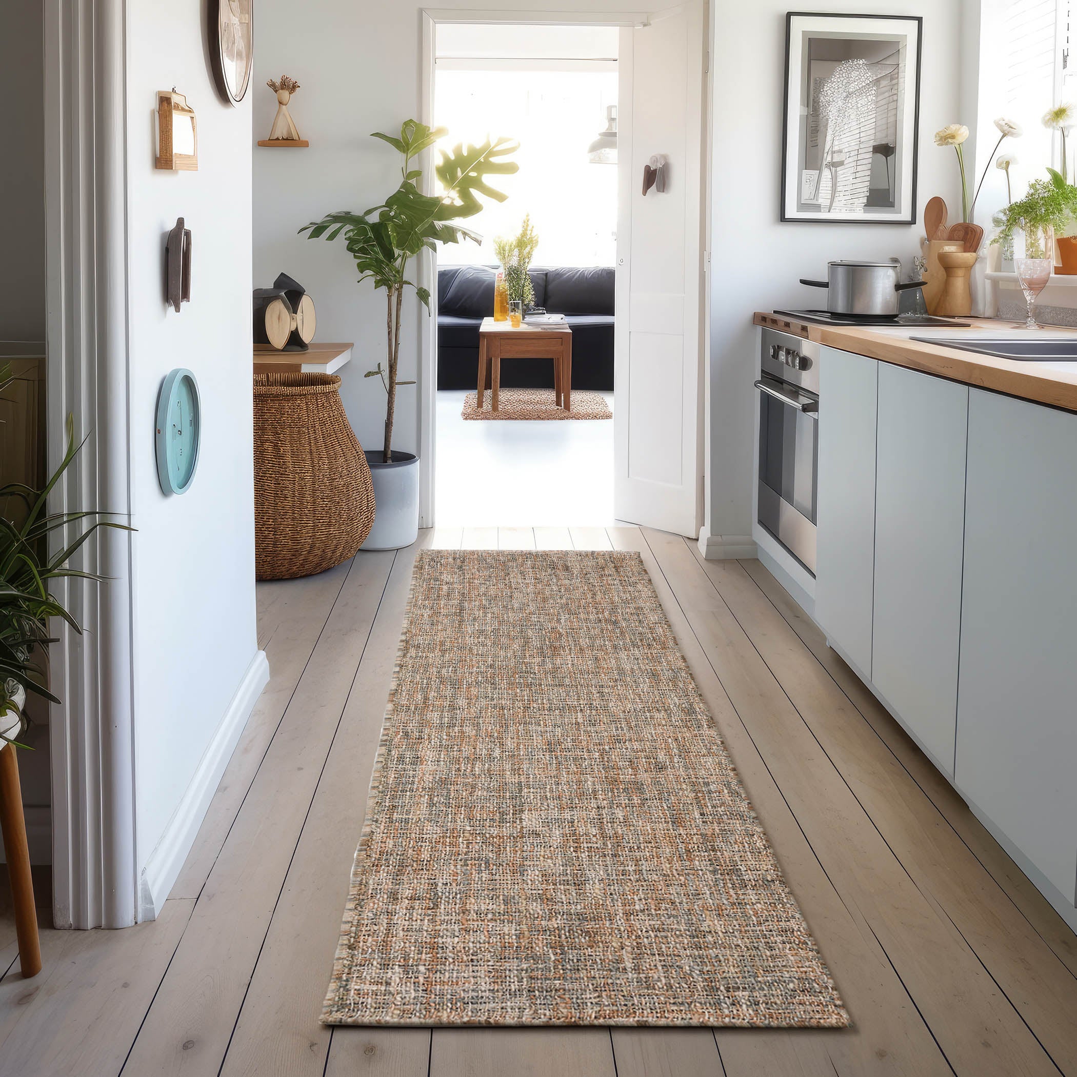 Casual AZ1 Putty Brown Rug 2'3" x 7'6" #shape_Runner