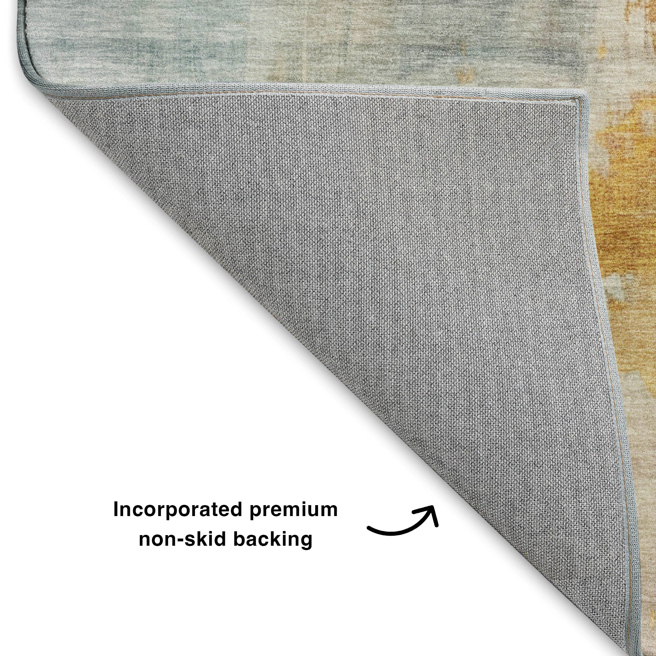 Luxury Washable Indoor/Outdoor Transitional BC4 Linen Ivory Rug 1'8" x 2'6" #shape_Rectangle