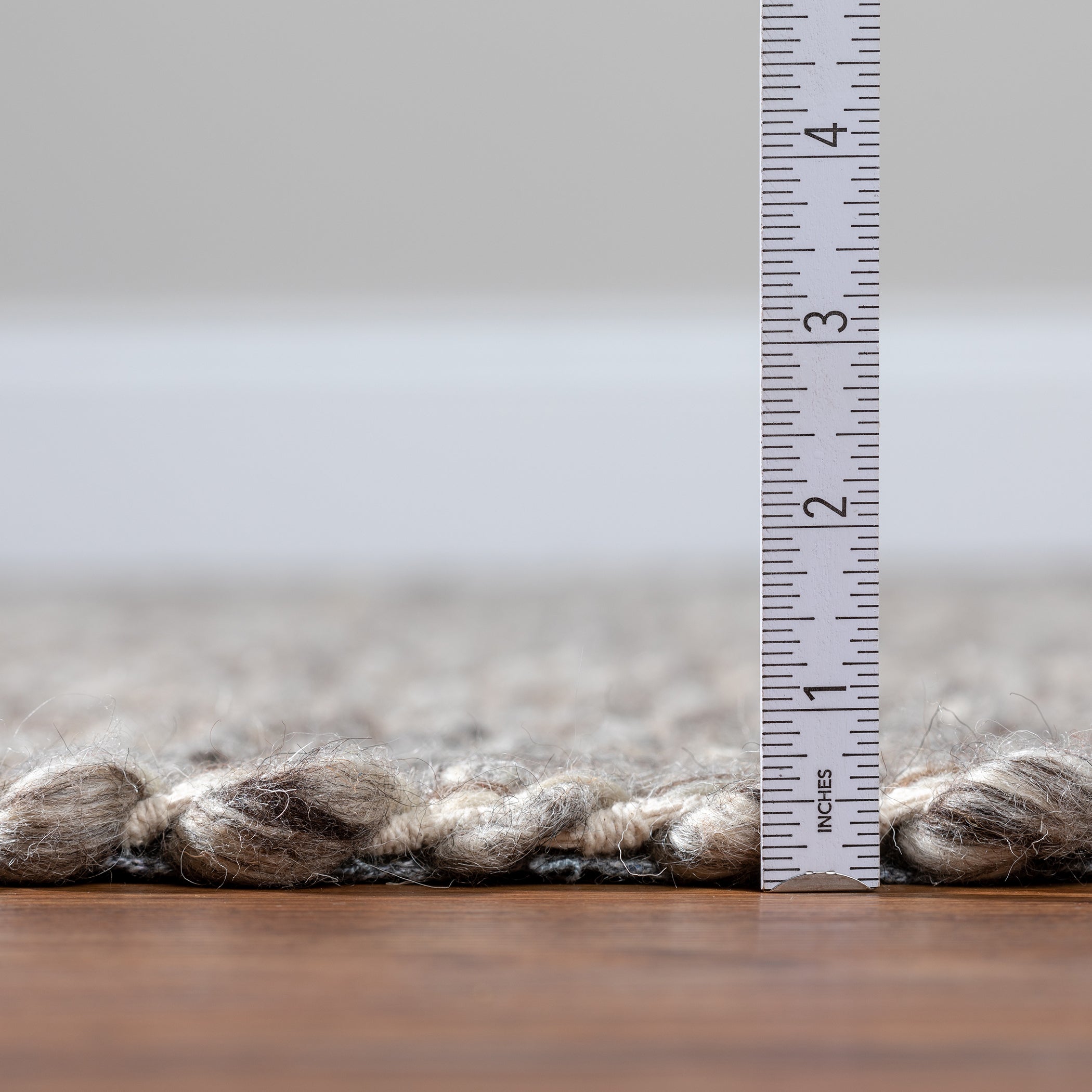 Casual BD1 Coffee Ivory Wool Rug 2' x 3' #shape_Rectangle