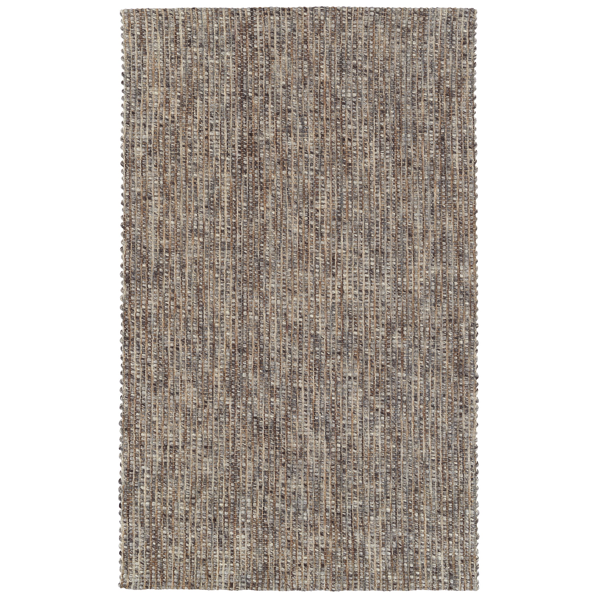 Casual BD1 Coffee Ivory Wool Rug 2' x 3' #shape_Rectangle