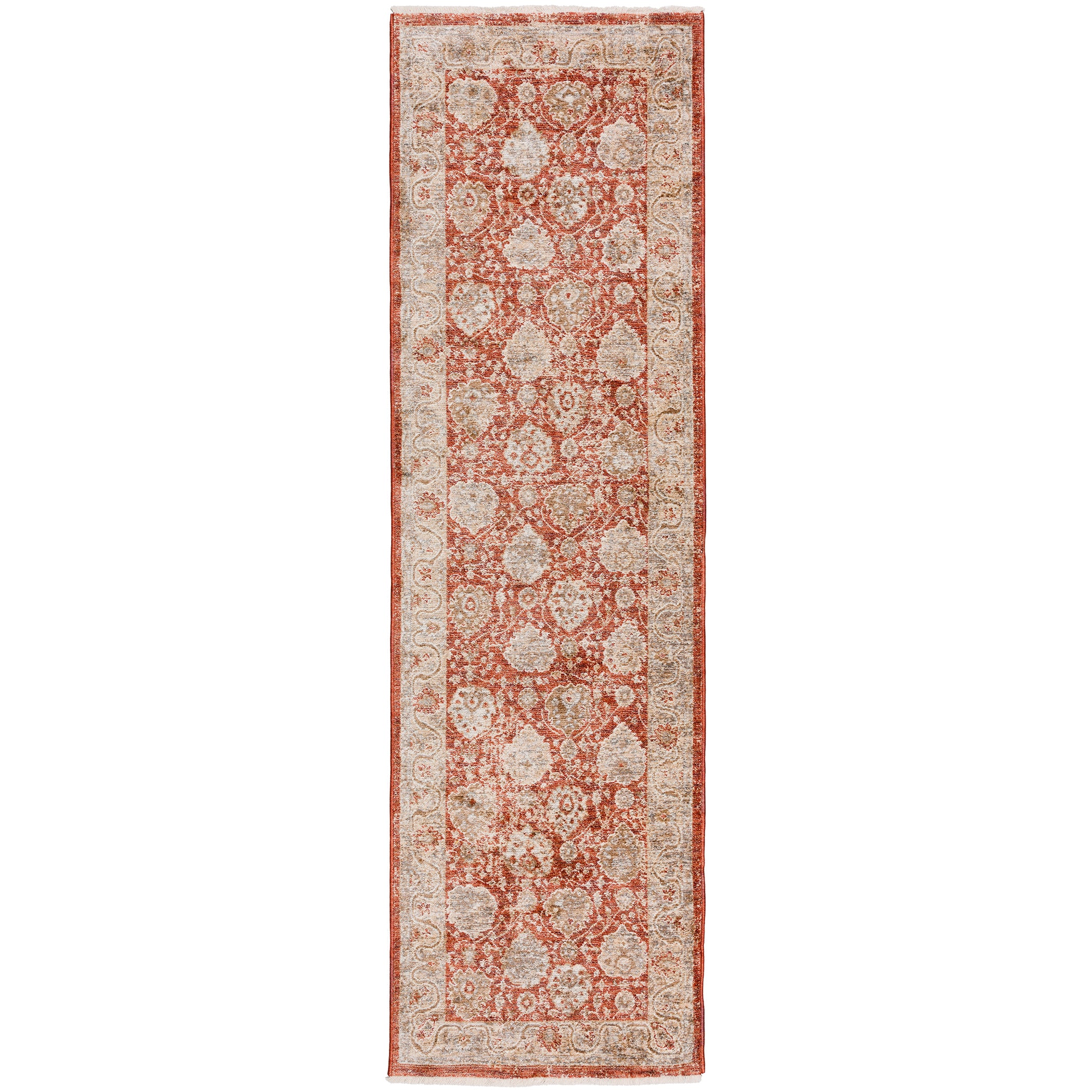 Traditional BE6 Paprika Red Rug 2'3" x 7'10" #shape_Runner