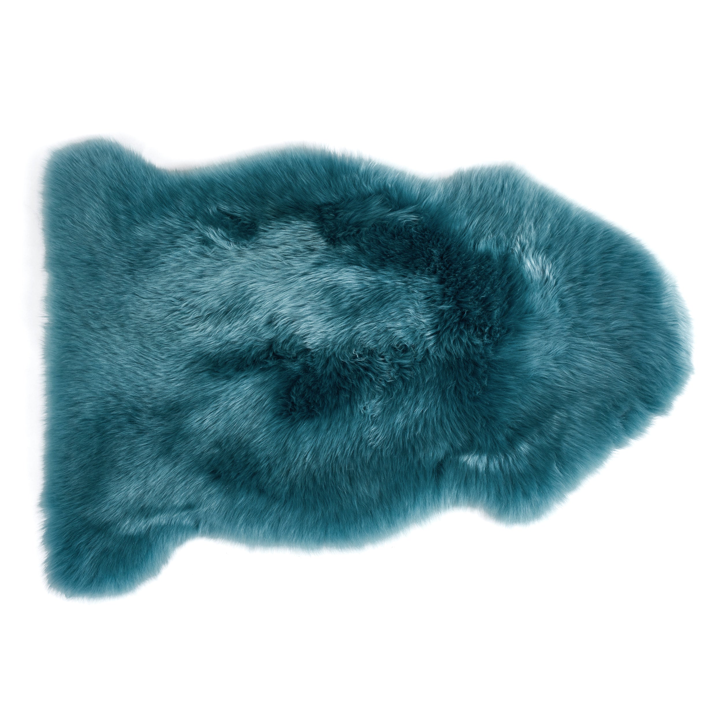 Natural Sheepskin Rug Shearling Fur Pelt Shaggy Carpet #color_Beach Blue