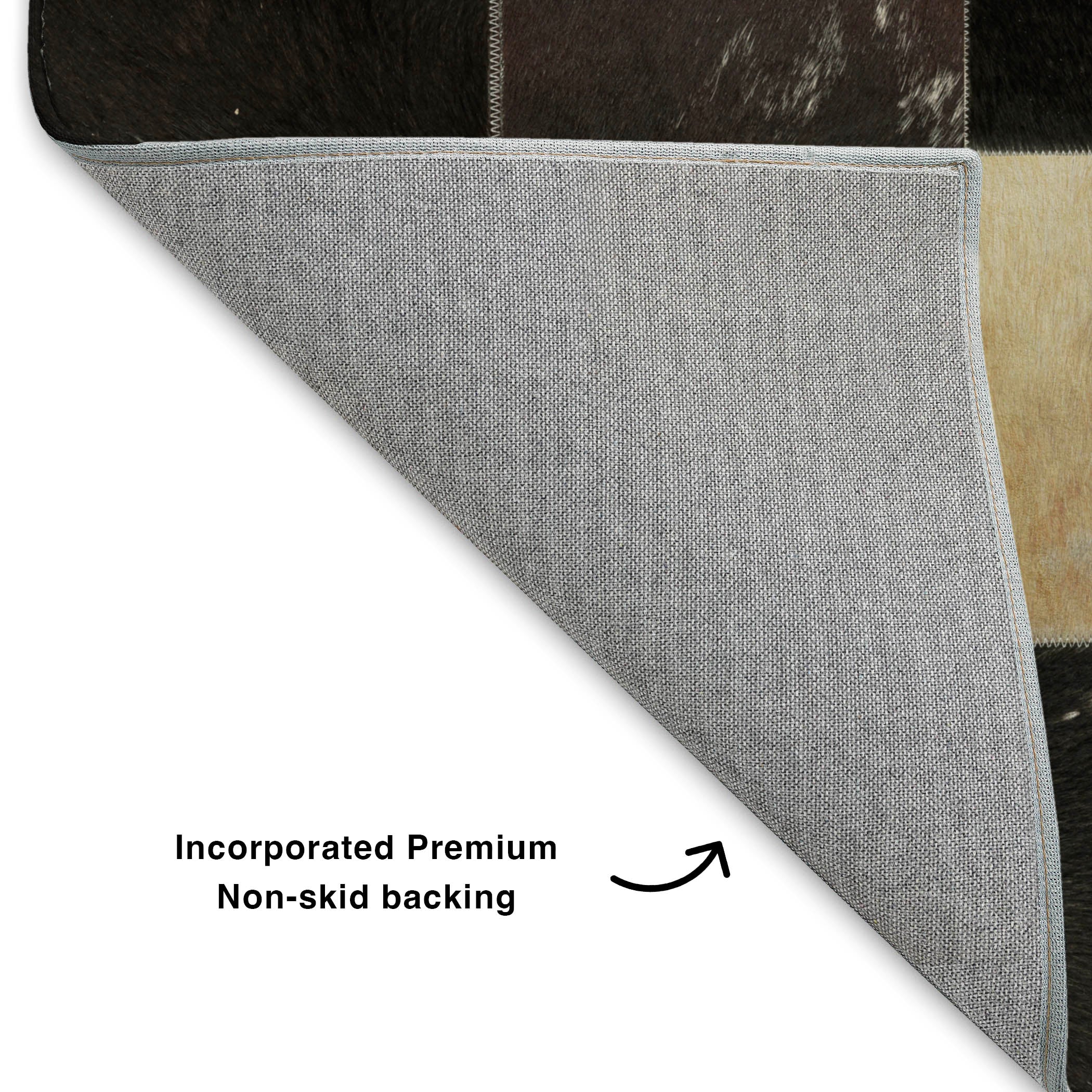 Luxury Washable Indoor/Outdoor Lodge BM10 Black Rug 1'8" x 2'6" #shape_Rectangle