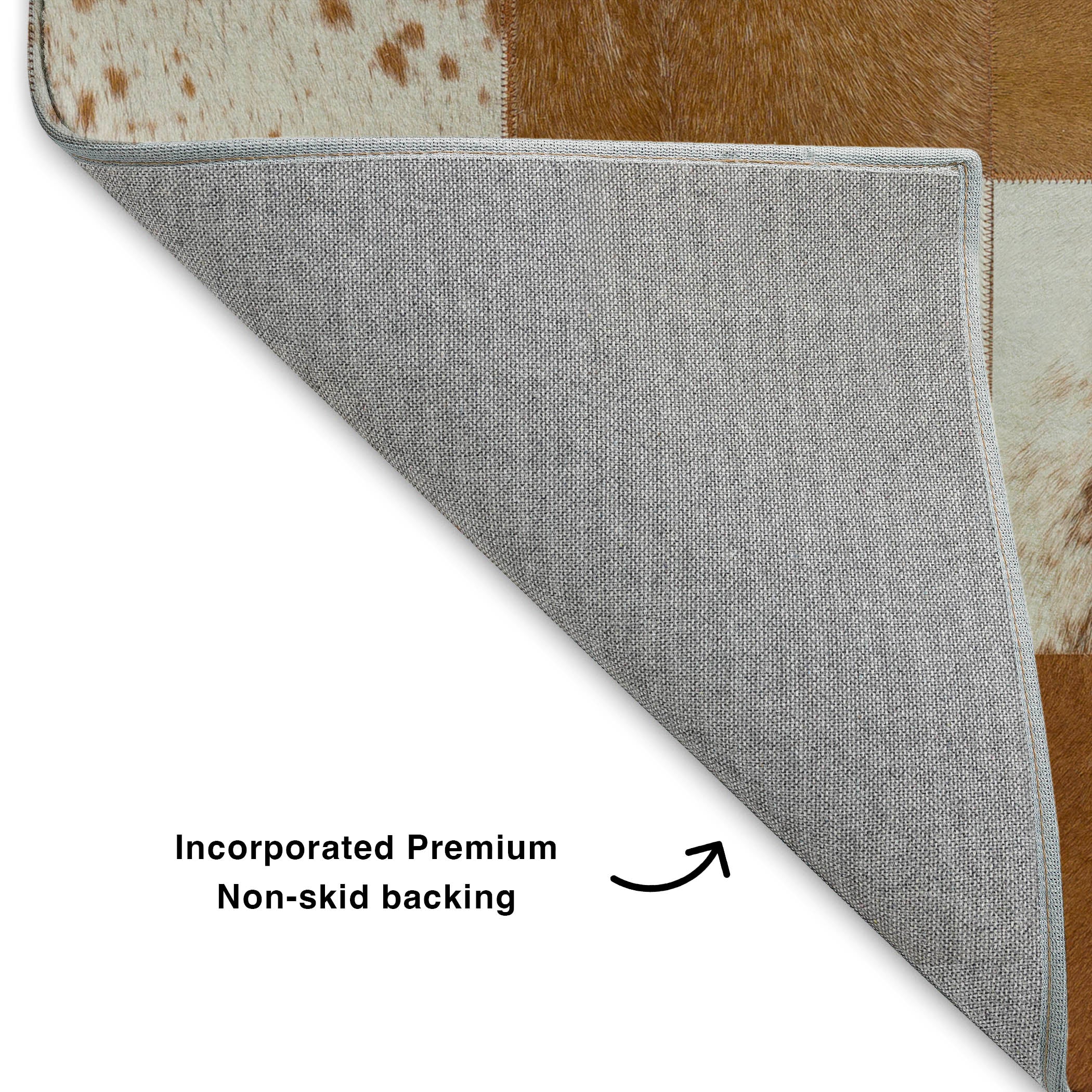 Luxury Washable Indoor/Outdoor Lodge BM10 Brown Rug 1'8" x 2'6" #shape_Rectangle