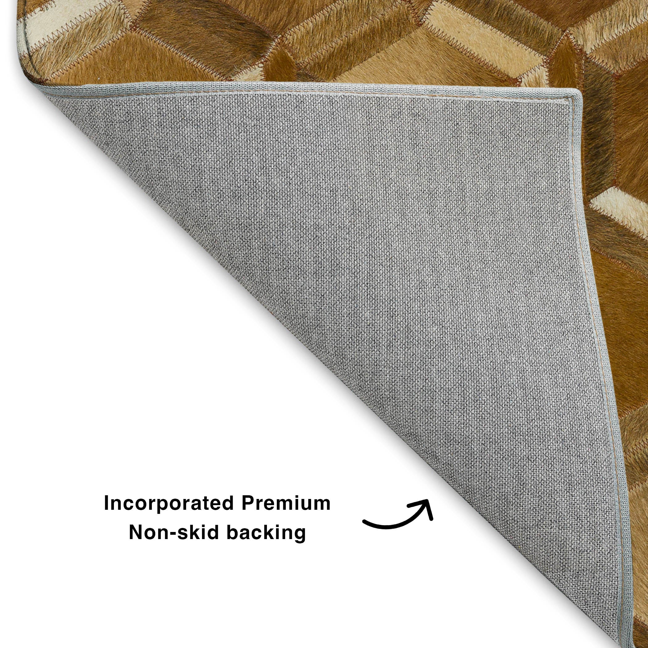 Luxury Washable Indoor/Outdoor Lodge BM1 Brown Rug 1'8" x 2'6" #shape_Rectangle