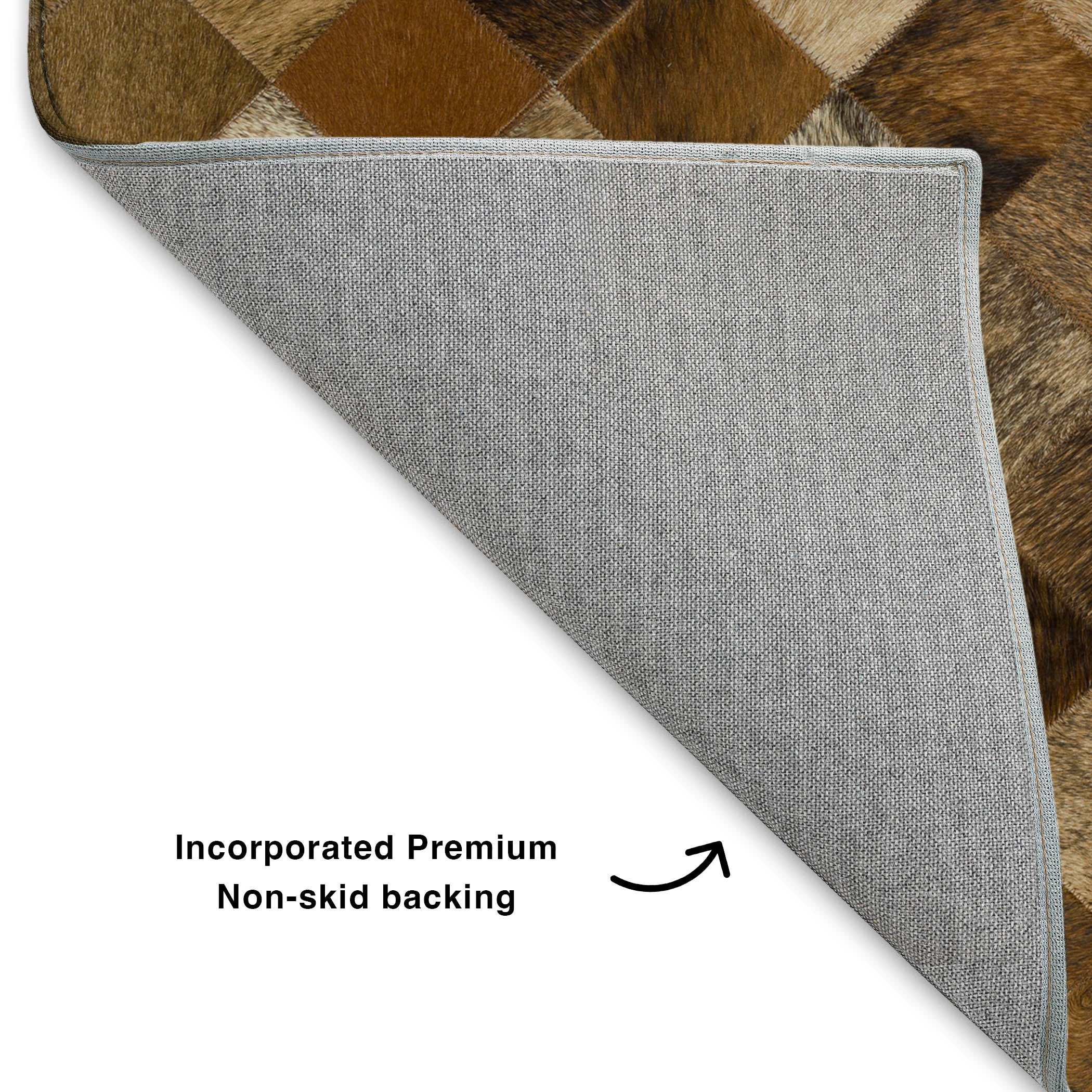 Luxury Washable Indoor/Outdoor Lodge BM2 Brown Rug 1'8" x 2'6" #shape_Rectangle