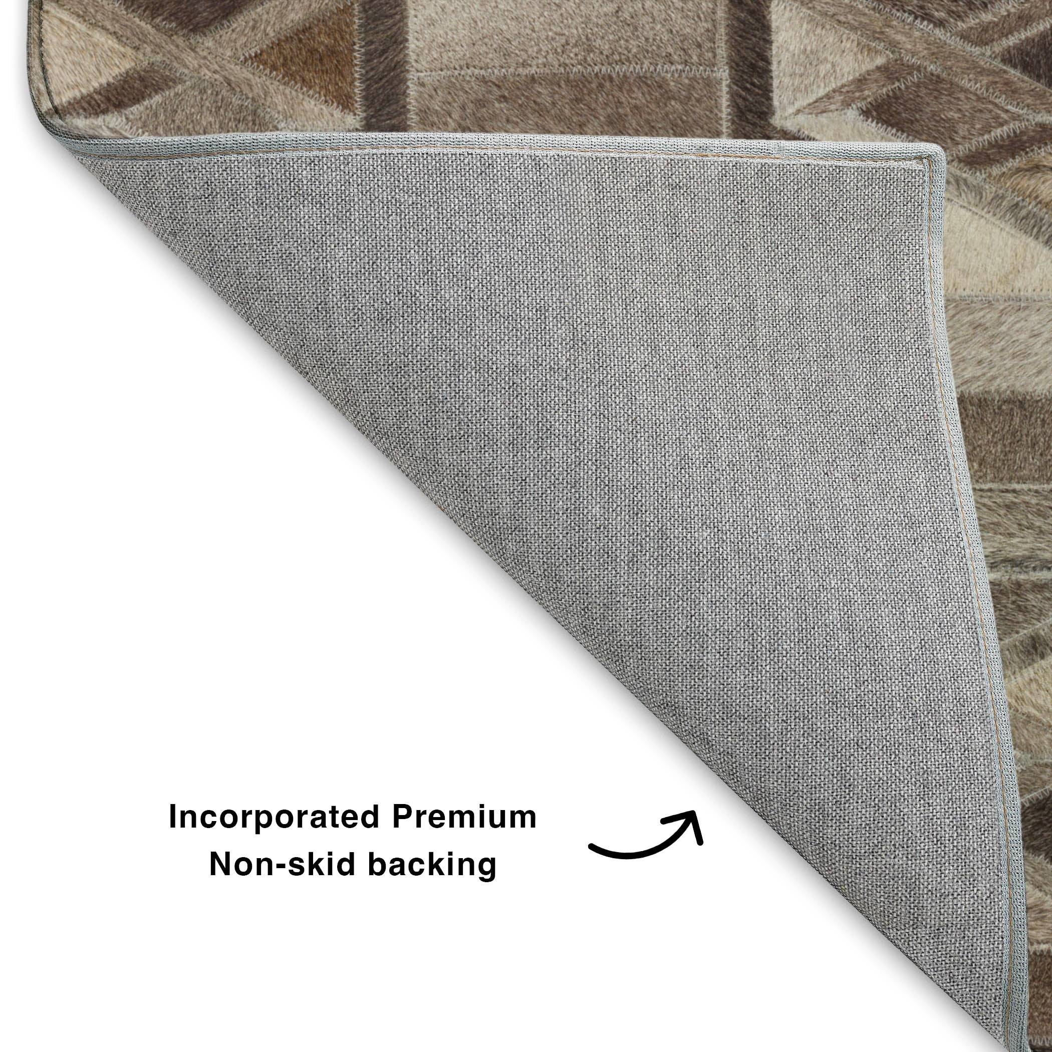 Luxury Washable Indoor/Outdoor Lodge BM4 Gray Rug 1'8" x 2'6" #shape_Rectangle