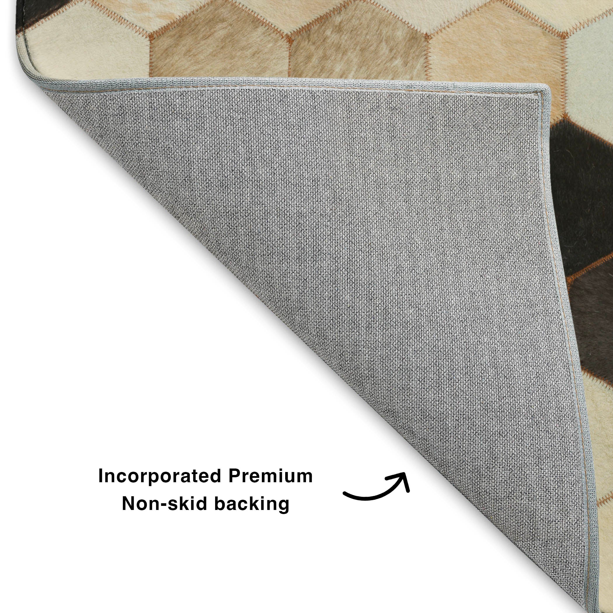 Luxury Washable Indoor/Outdoor Lodge BM9 Dune Ivory Rug 1'8" x 2'6" #shape_Rectangle