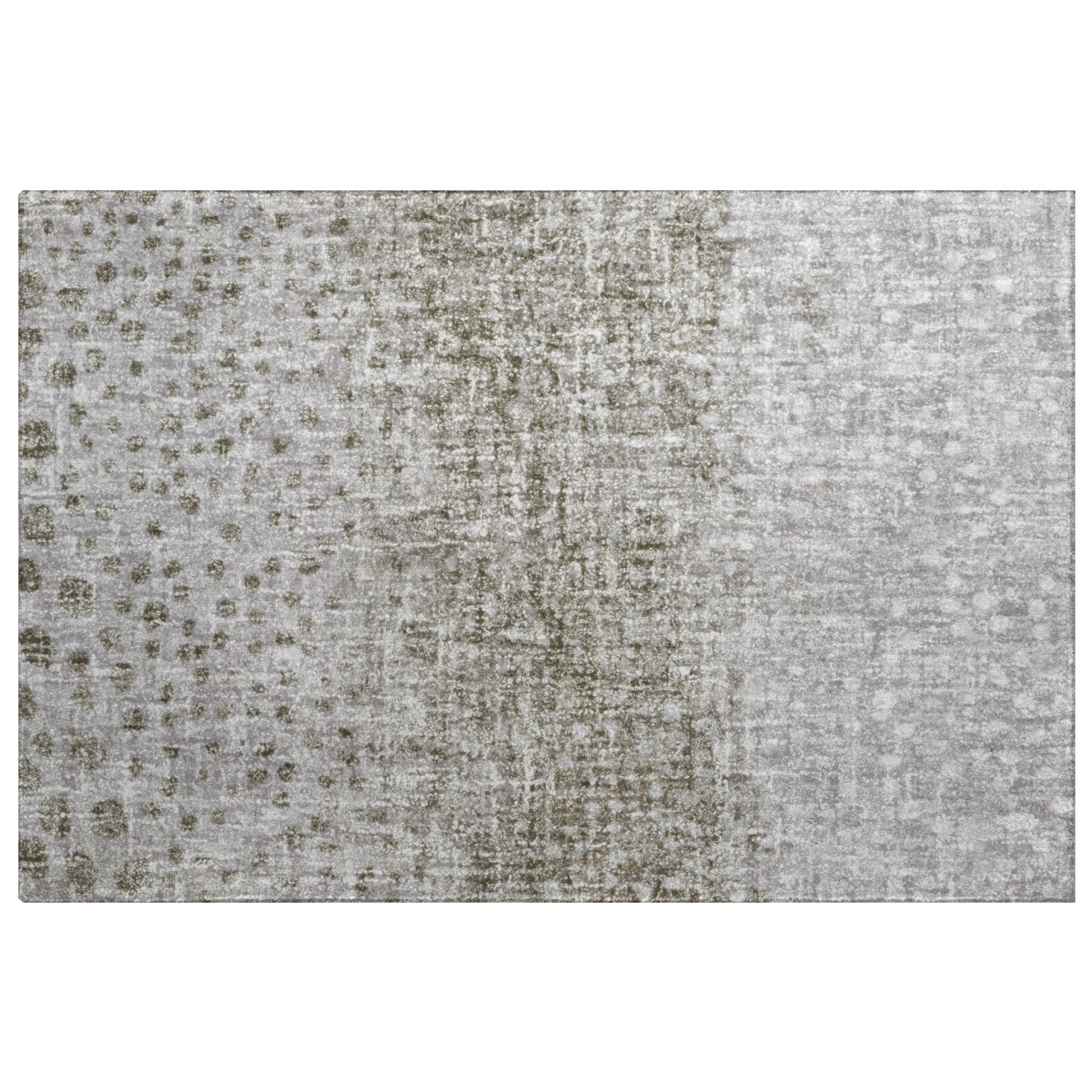 Luxury Washable Casual BO12 Taupe Brown Rug 1'8" x 2'6" #shape_Rectangle