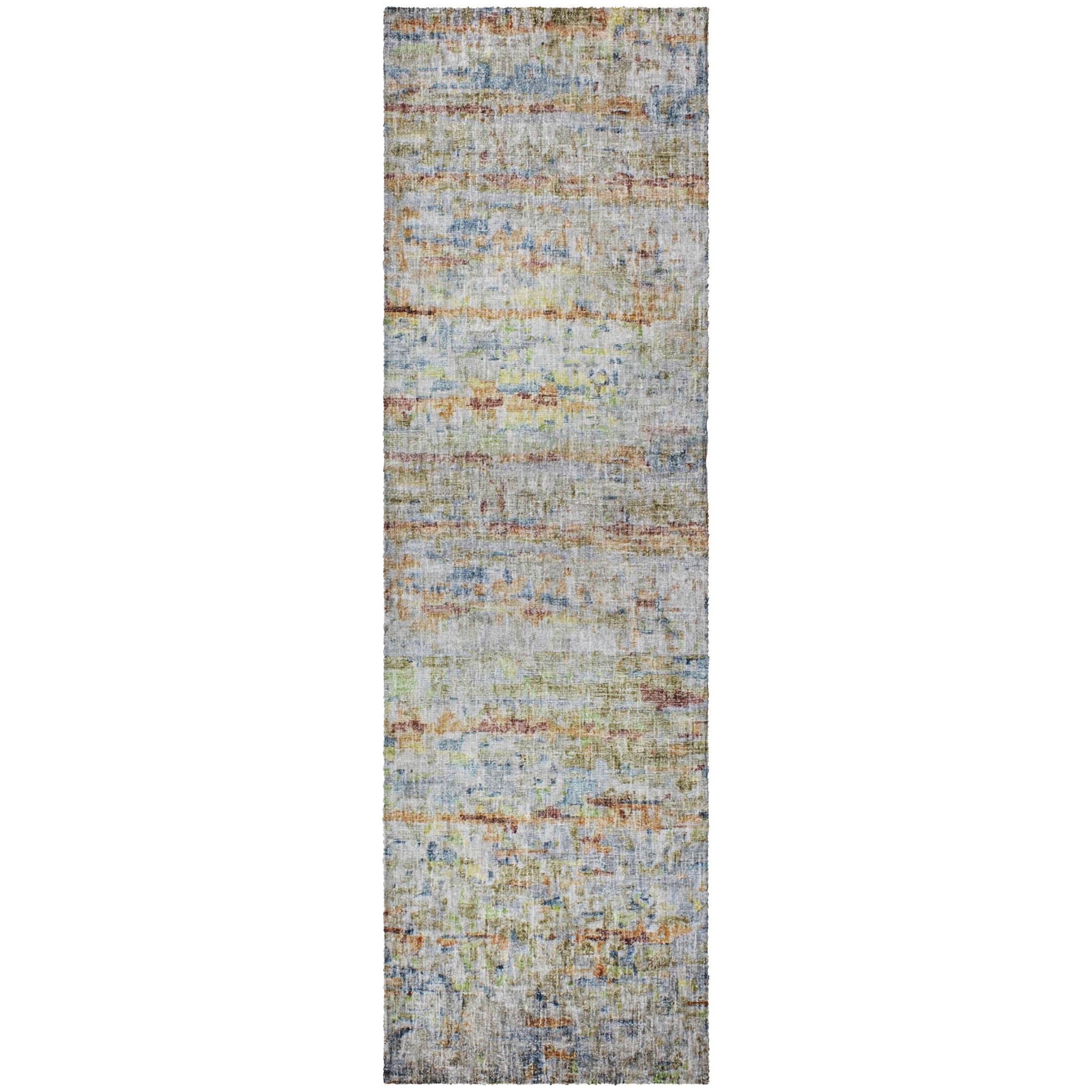 Luxury Washable Casual BO13 Putty Ivory Rug 2'3" x 7'6" #shape_Runner