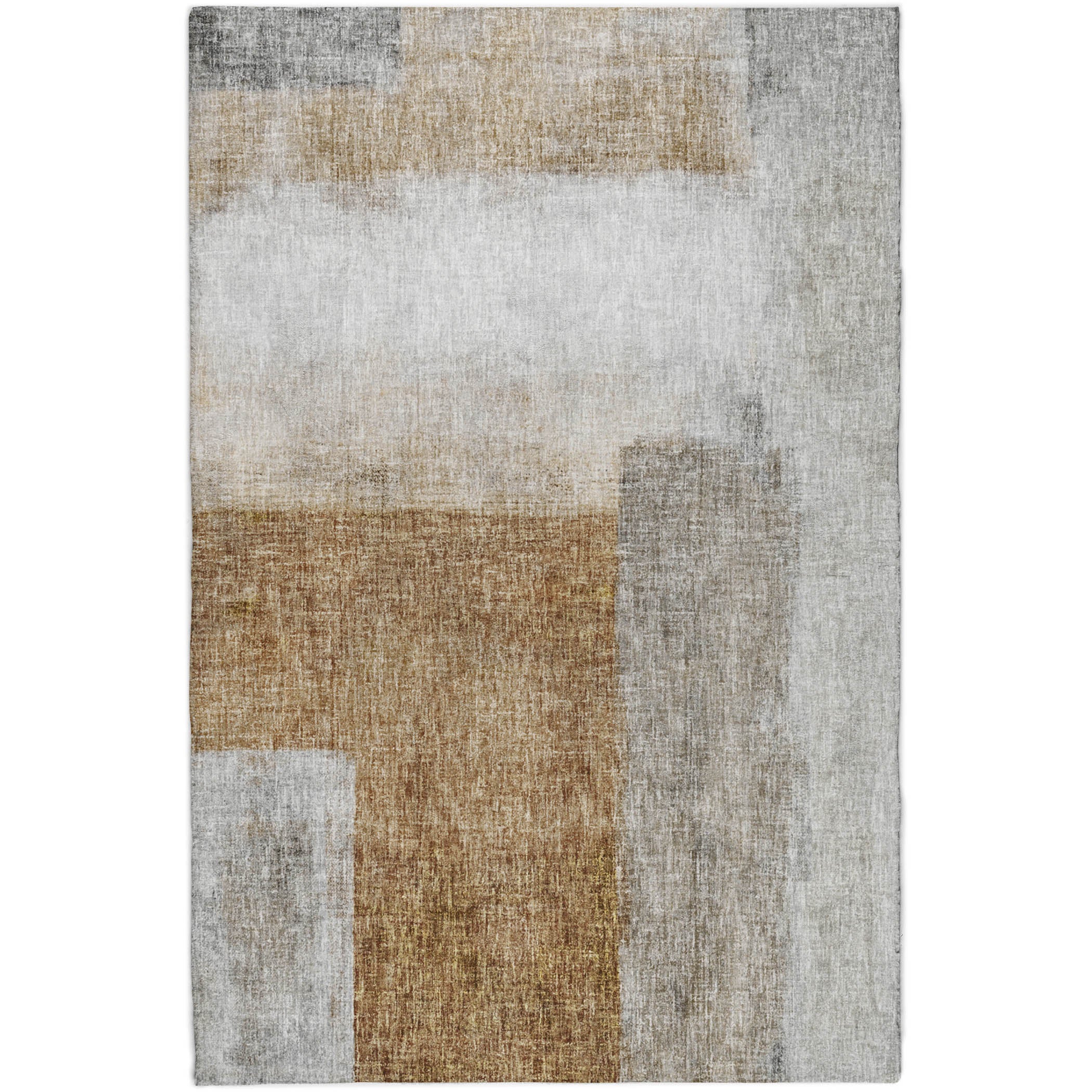 Luxury Washable Casual BO1 Brown Rug 2'6" x 3'10" #shape_Rectangle