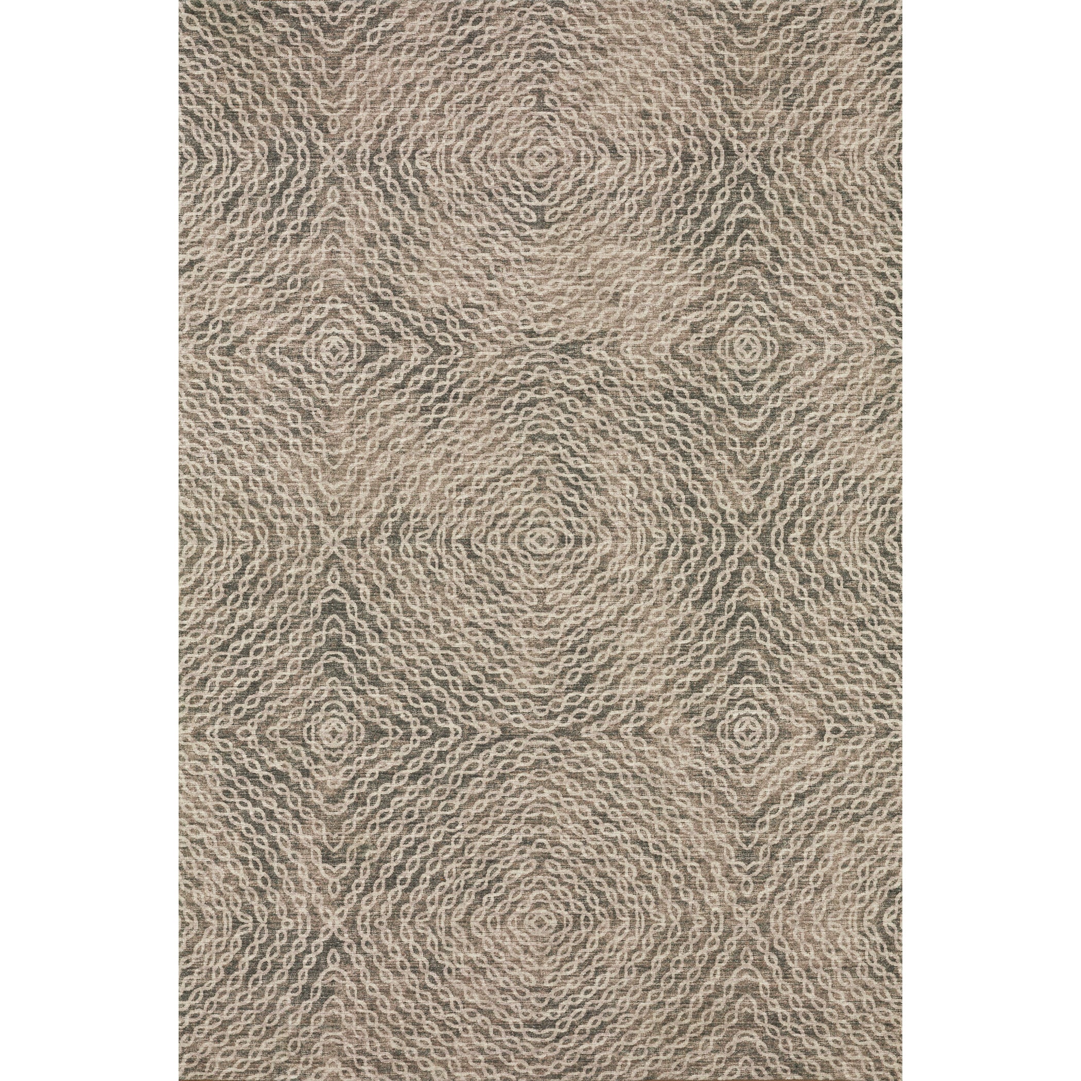 Luxury Machine Washable Indoor/Outdoor Casual BR3 Mink Brown Rug 3' x 5' #shape_Rectangle