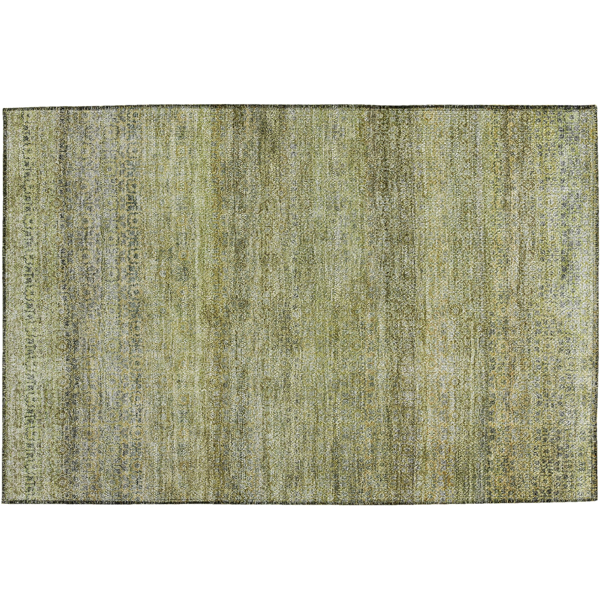 Luxury Washable Indoor/Outdoor Transitional BU12 Aloe Green Rug 1'8" x 2'6" #shape_Rectangle