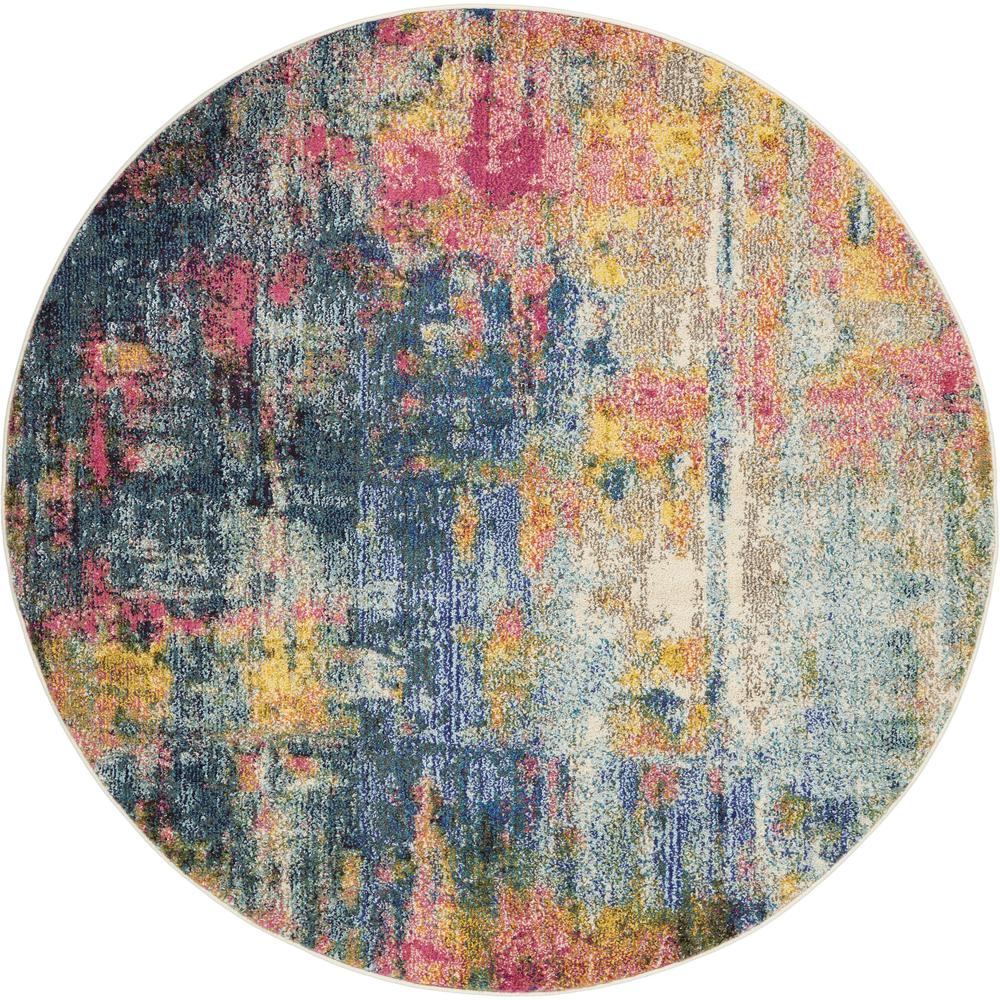 Celestial CES09 Blue/Yellow Rugs #color_blue/yellow