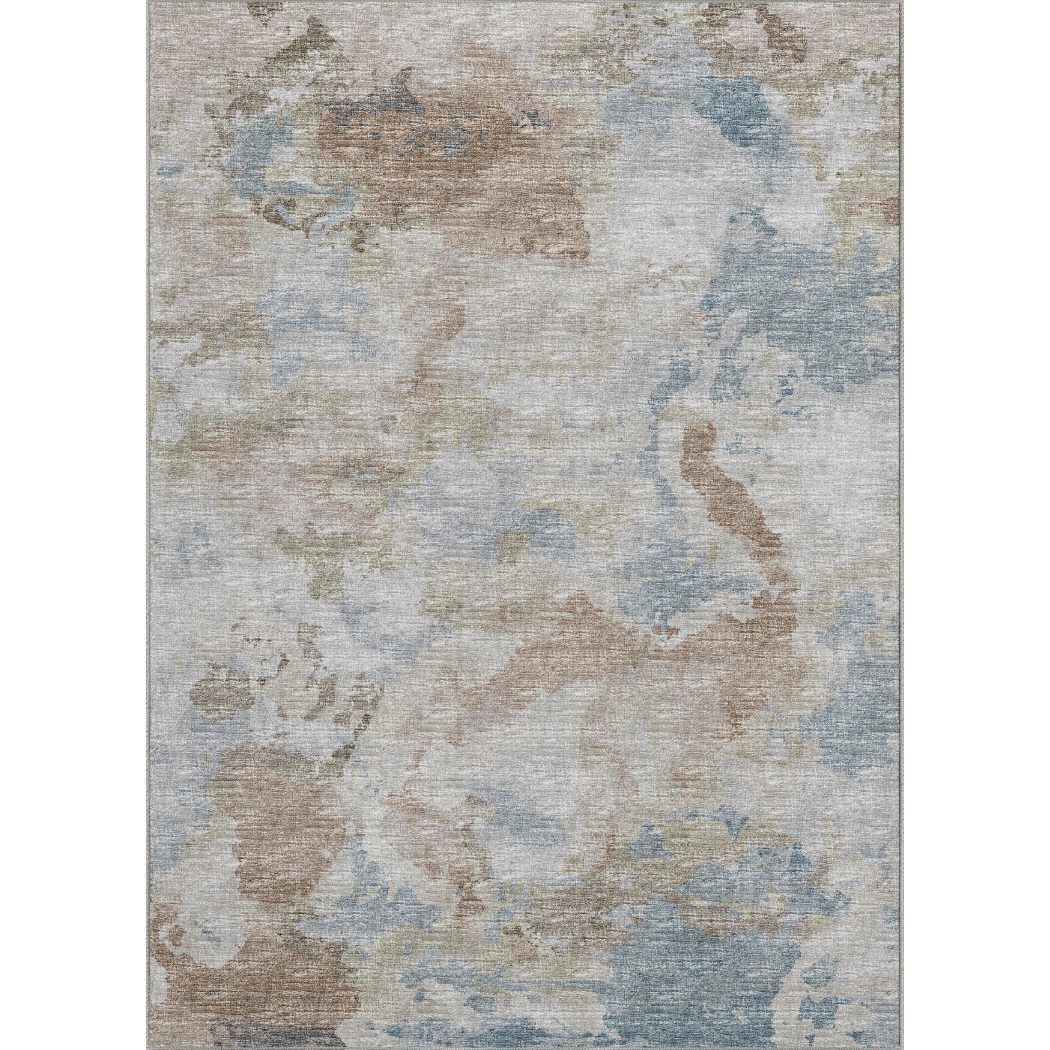 Luxury Machine Washable Indoor/Outdoor Transitional CM2 Seascape Multi Rug 3' x 5' #shape_Rectangle
