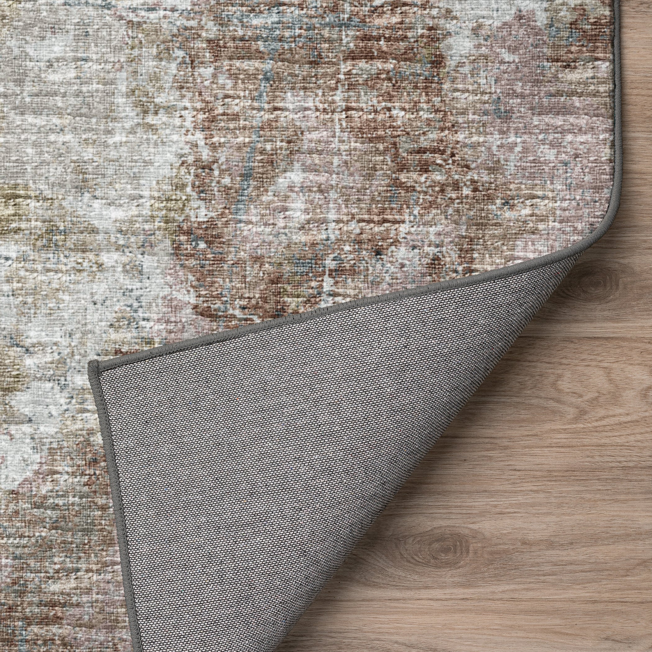 Luxury Machine Washable Indoor/Outdoor Transitional CM3 Mineral Blue Rug 1'8" x 2'6" #shape_Rectangle