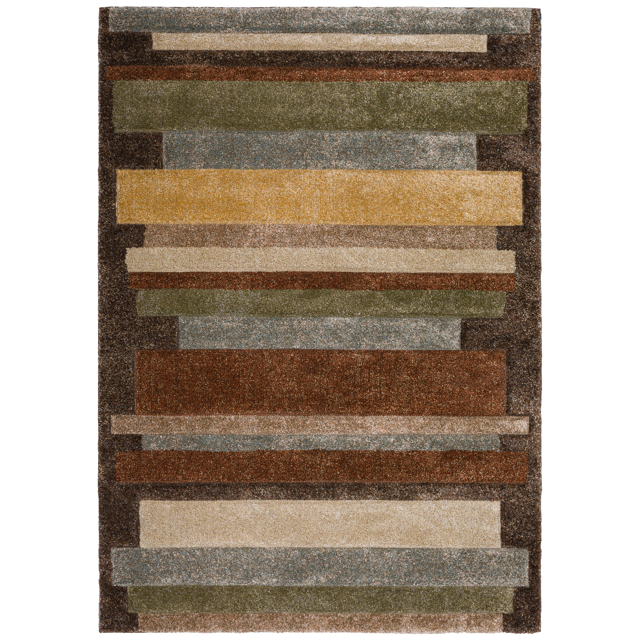 Transitional CO2 Fudge Brown Rug 3'1" x 5' #shape_Rectangle