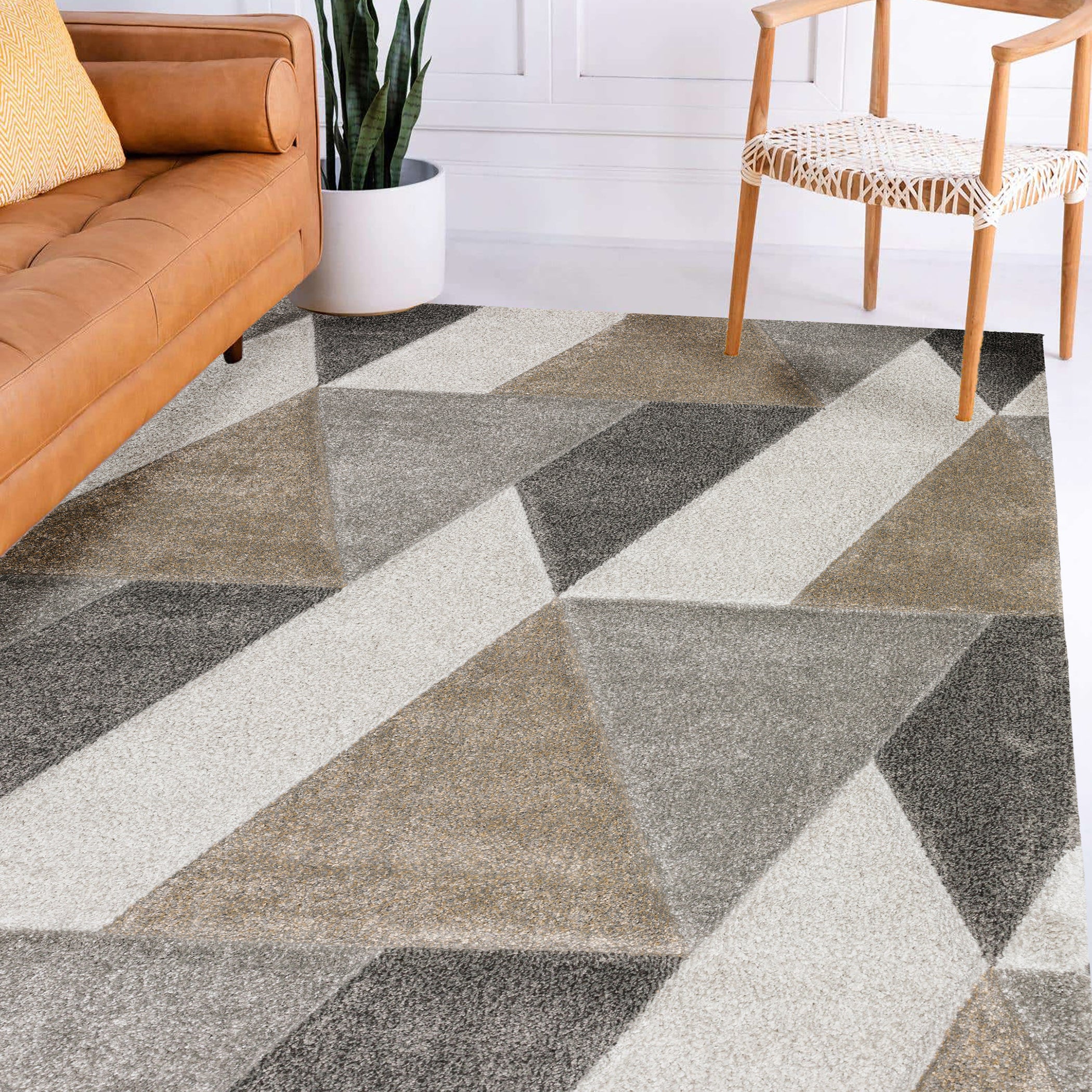 Transitional CO4 Pewter Gray Rug 3'1" x 5' #shape_Rectangle
