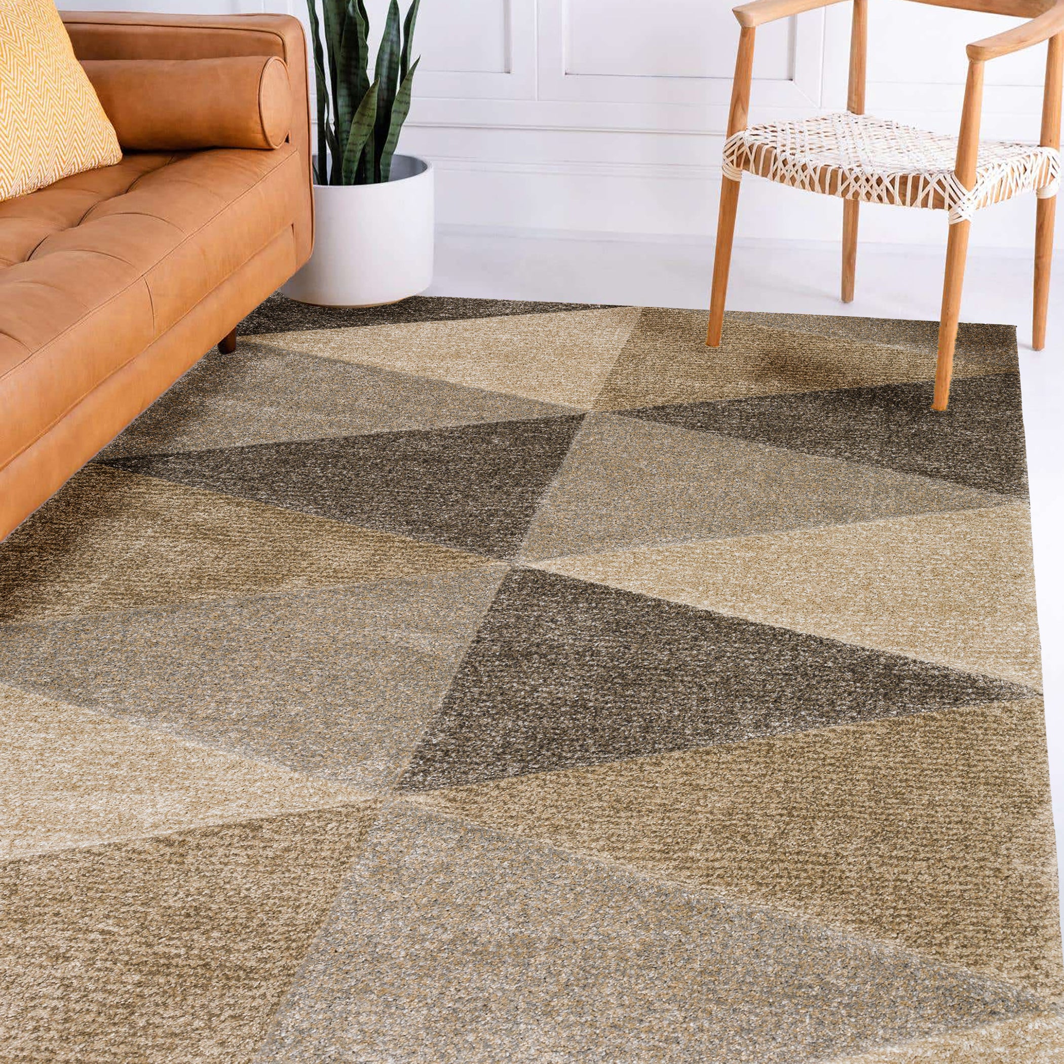 Transitional CO6 Khaki Brown Rug 3'1" x 5' #shape_Rectangle