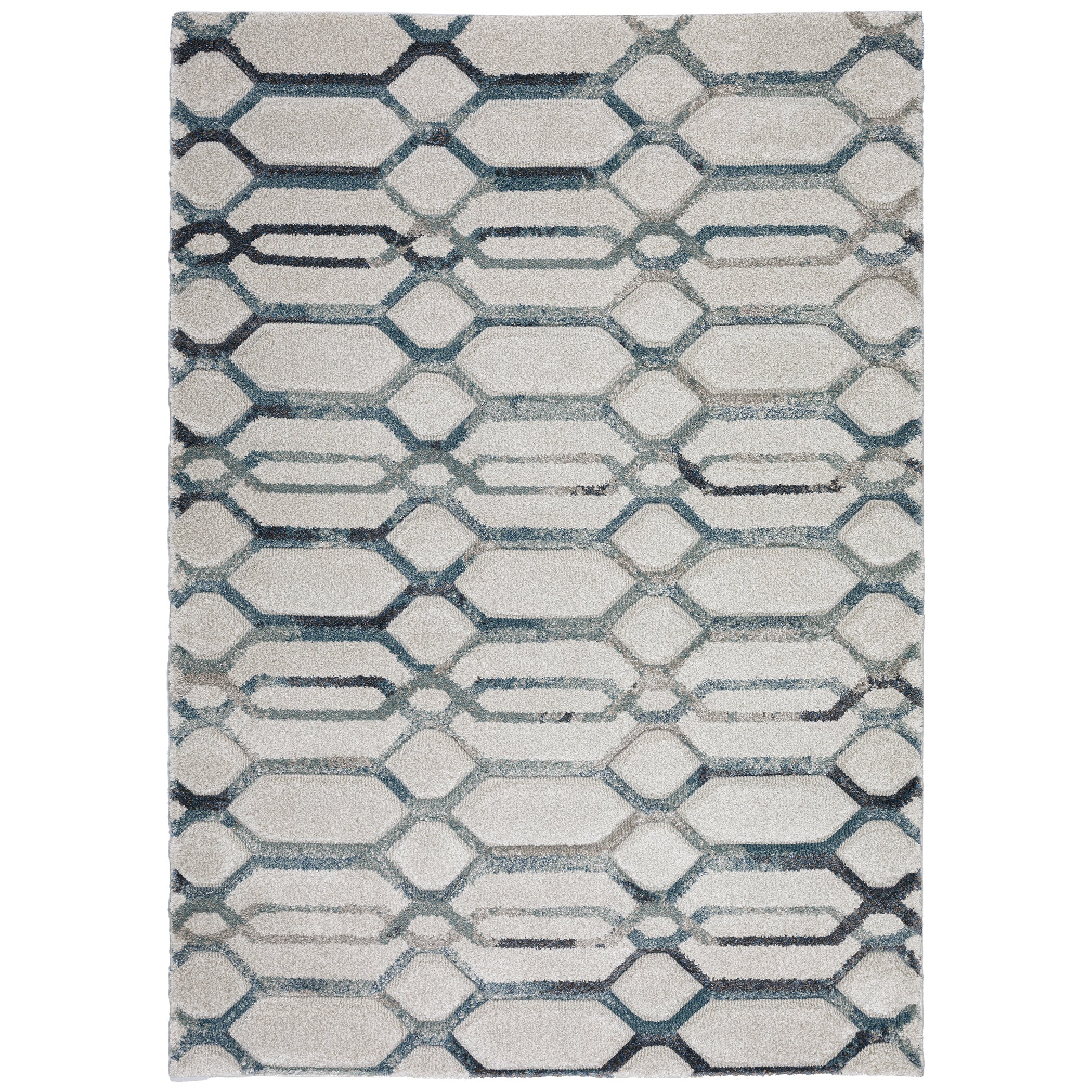Transitional CO7 Tin Gray Rug 3'1" x 5' #shape_Rectangle