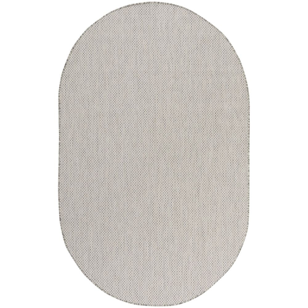 Courtyard COU01 Ivory/Silver Rug #color_ivory/silver