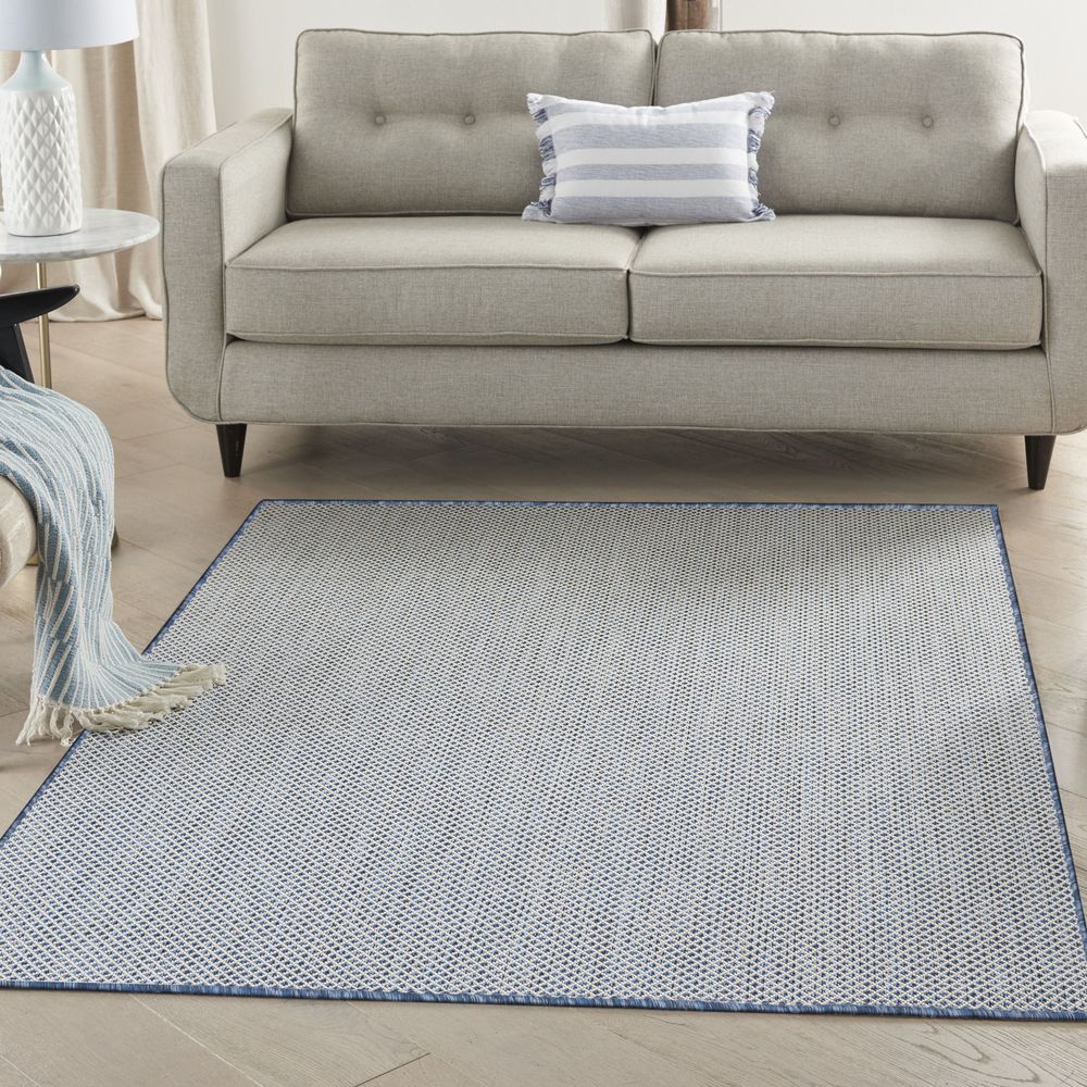 Courtyard COU01 Ivory Charcoal Rugs #color_ivory charcoal