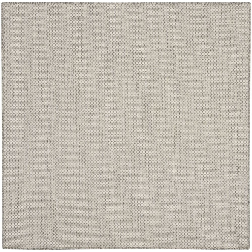 Courtyard COU01 Ivory/Silver Rug #color_ivory/silver