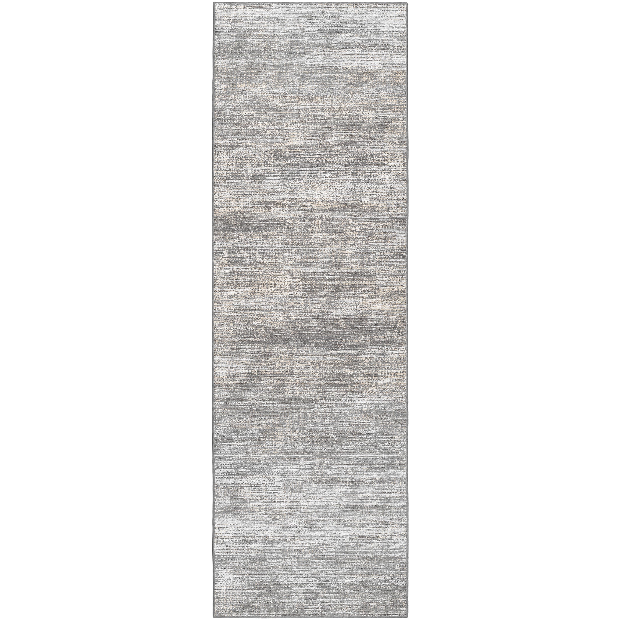 Indoor/Outdoor Transitional CR1 Graphite Gray Rug 2'6" x 10' #shape_Runner