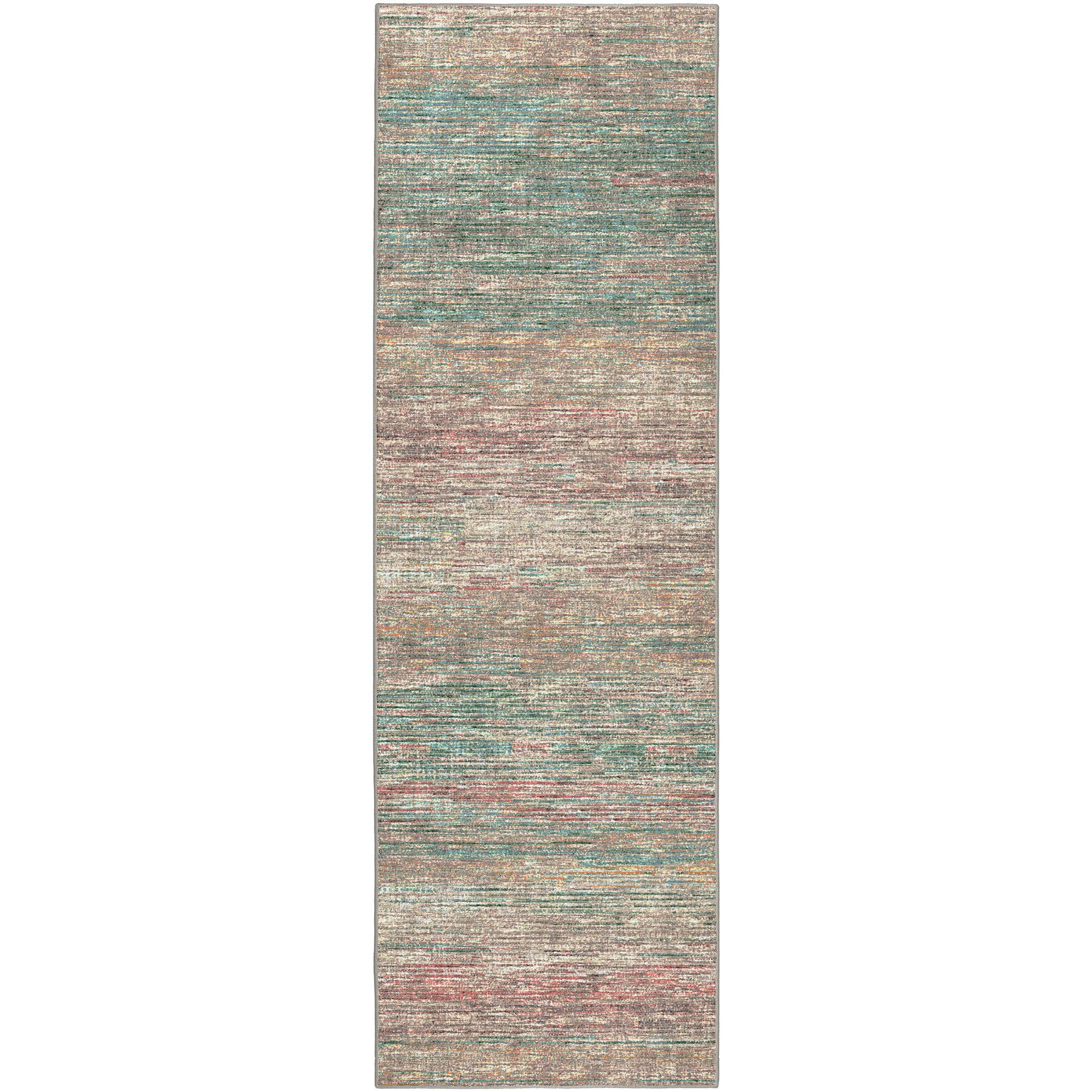 Indoor/Outdoor Transitional CR1 Mocha Brown Rug 2'6" x 10' #shape_Runner
