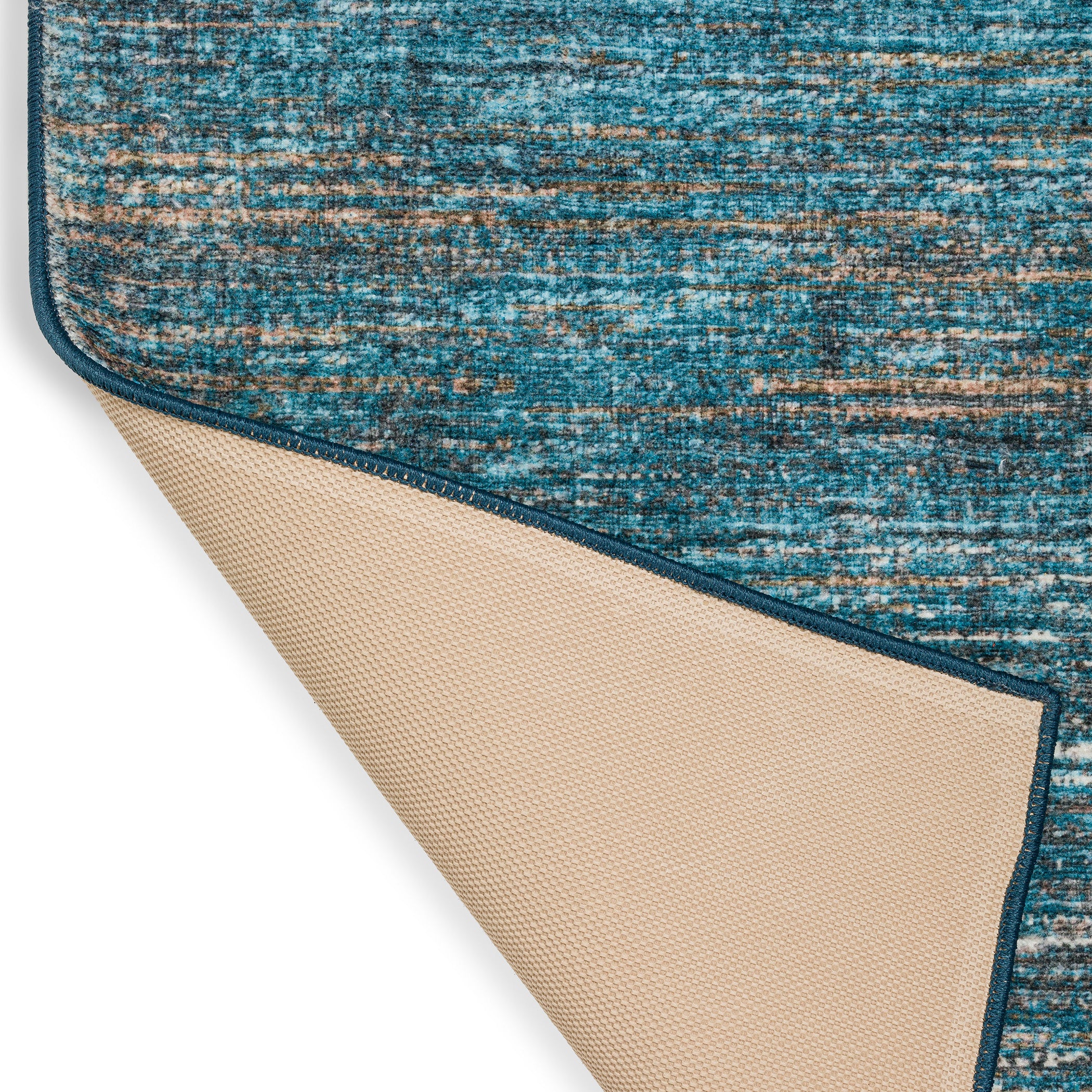 Indoor/Outdoor Transitional CR1 Navy Blue Rug 2' x 3' #shape_Rectangle