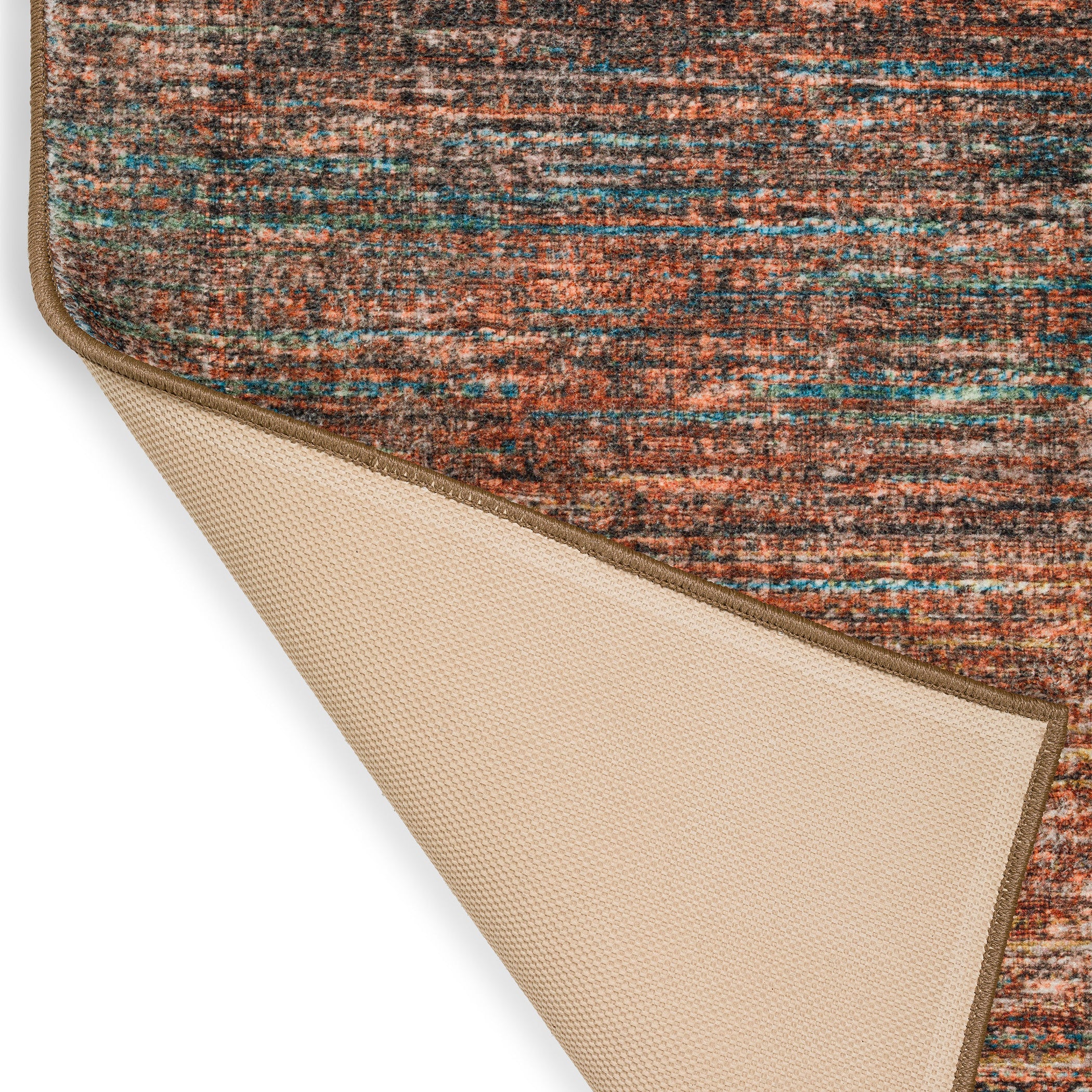 Indoor/Outdoor Transitional CR1 Paprika Orange Rug 2' x 3' #shape_Rectangle