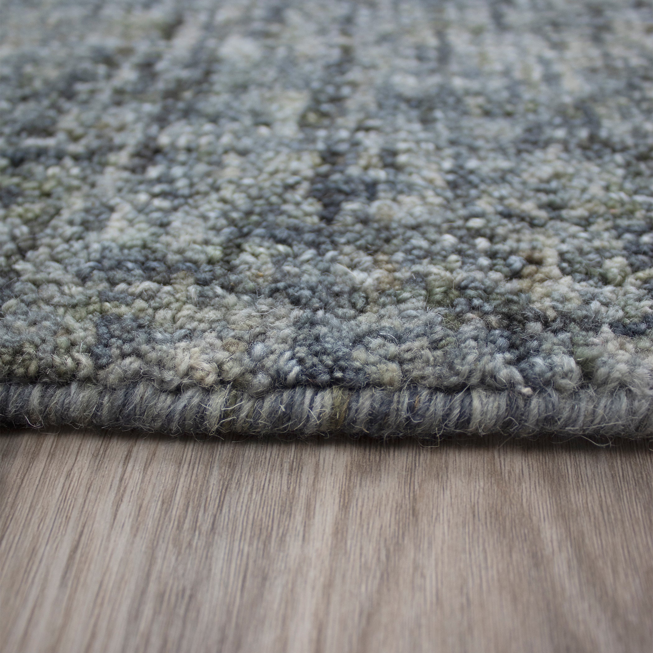 Casual CS5 Carbon Gray Wool Rug 2' x 3' #shape_Rectangle