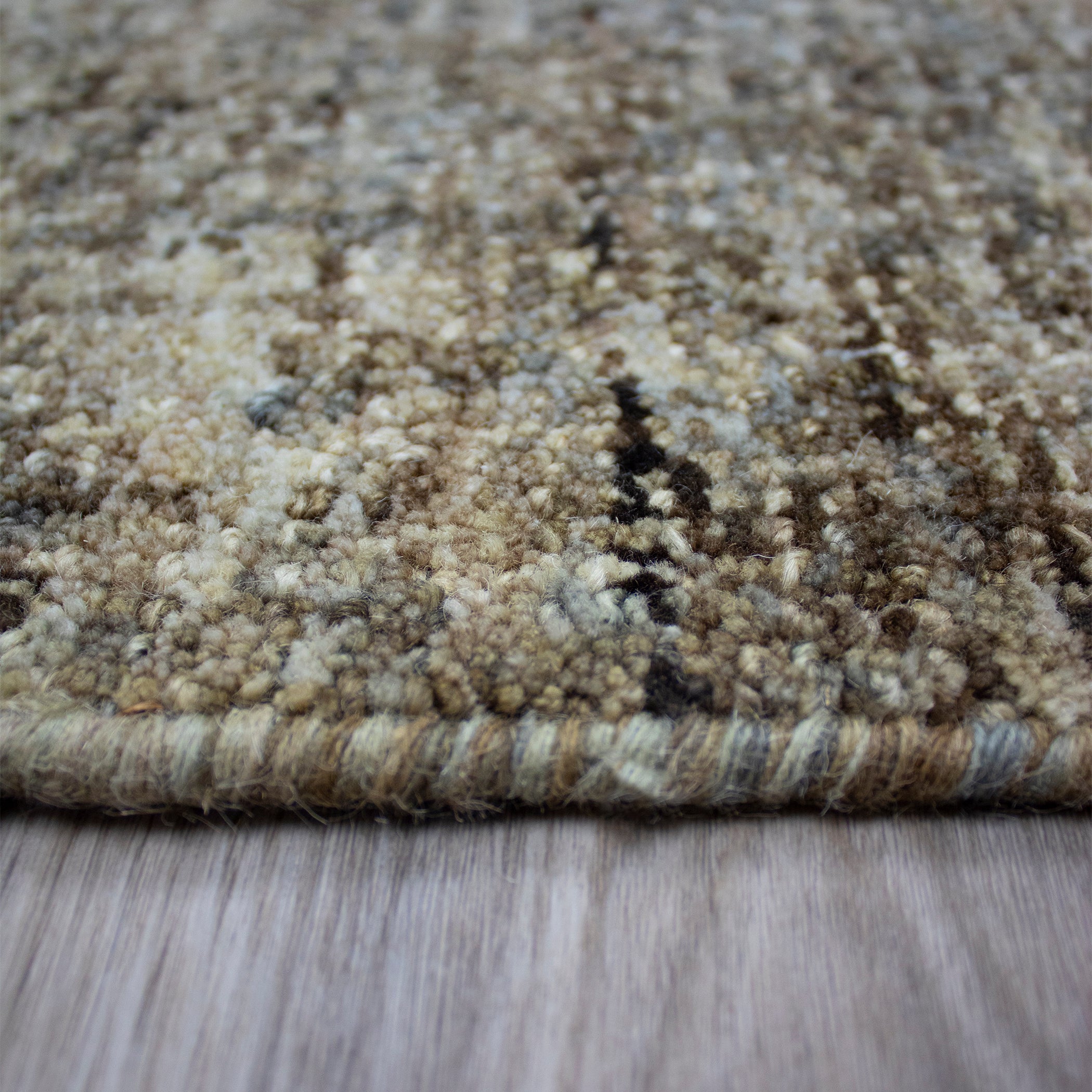 Casual CS5 Coffee Brown Wool Rug 2' x 3' #shape_Rectangle