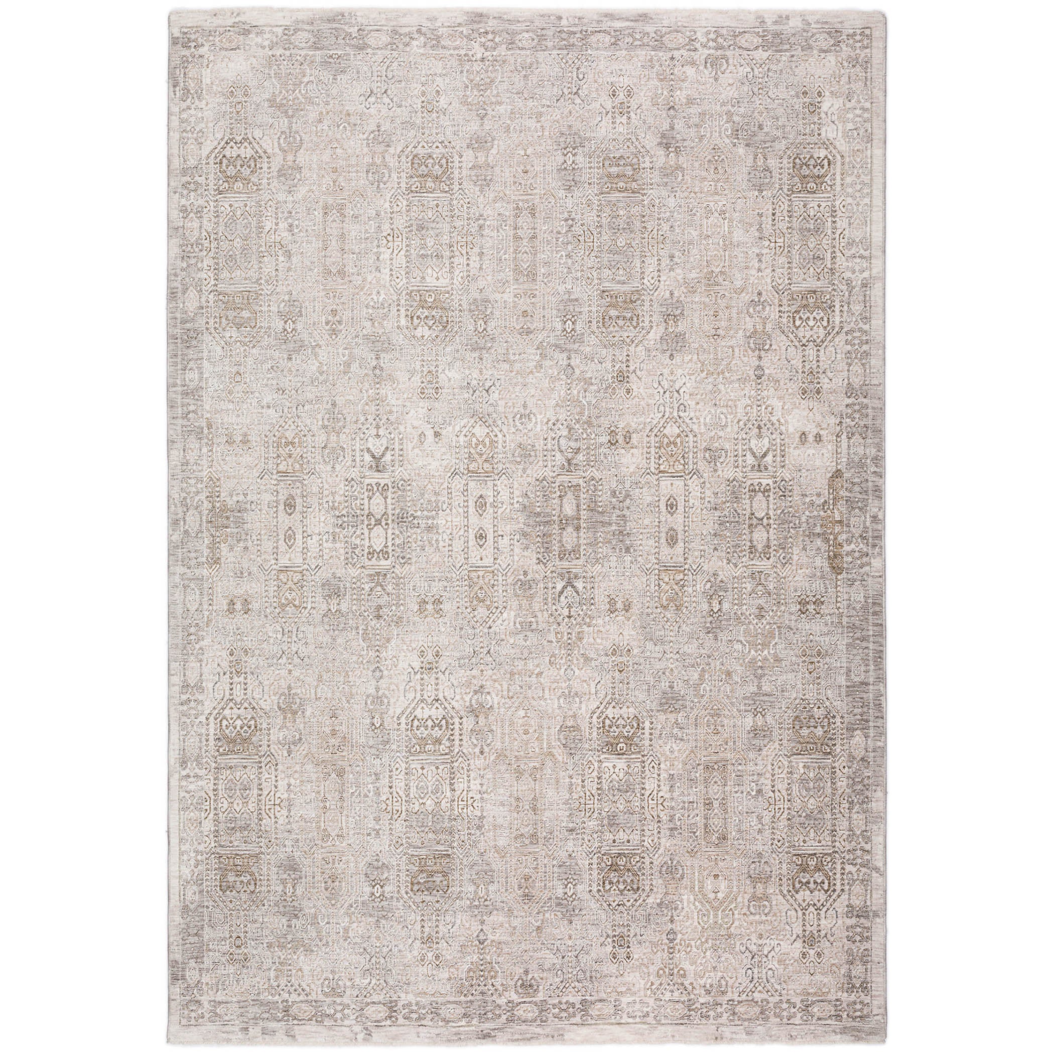Traditional CY1 Linen Brown Rug 1'8" x 2'6" #shape_Rectangle