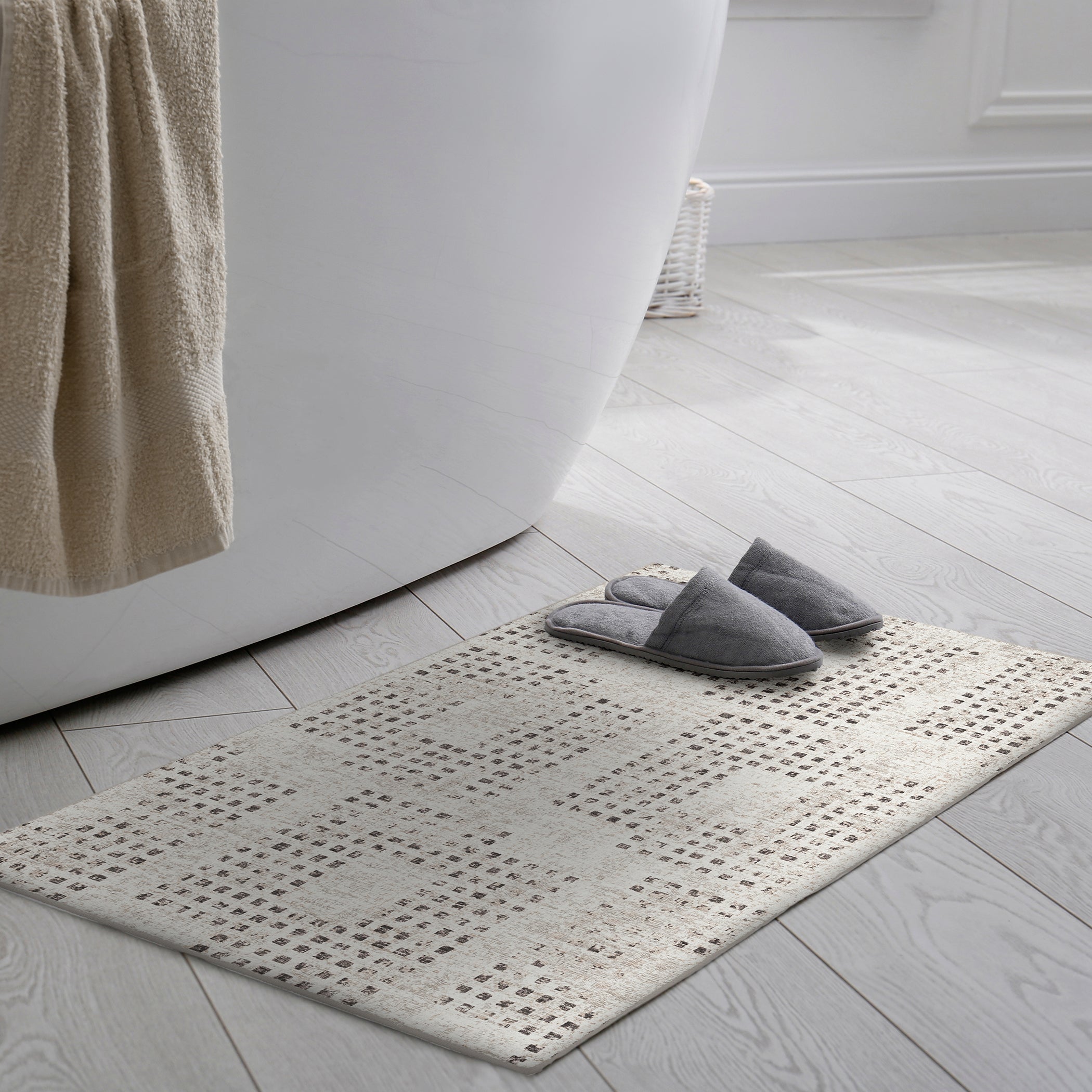 Indoor/Outdoor Transitional DA1 Ivory Rug 2' x 3' #shape_Rectangle